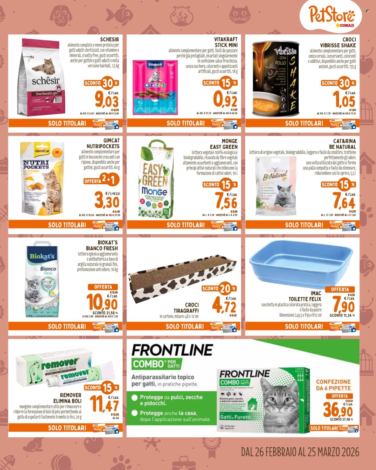Volantino Pet Store Conad - 26/2/2026 - 25/3/2026. Pagina 5