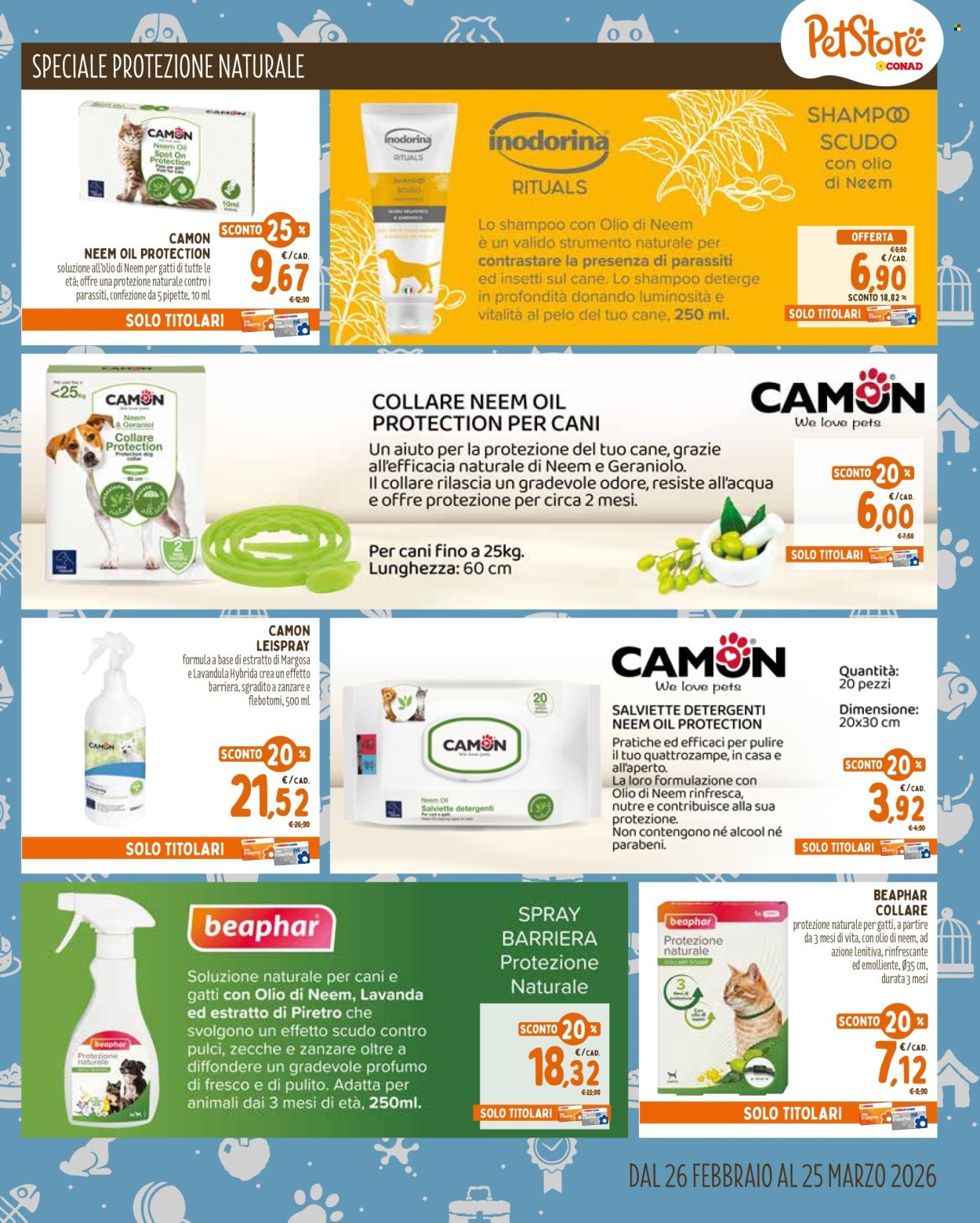 Volantino Pet Store Conad - 26/2/2026 - 25/3/2026. Pagina 7