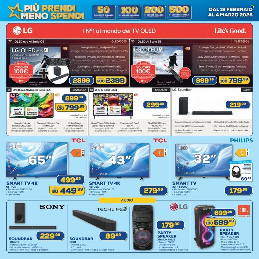 Volantino Euronics - 19/2/2026 - 4/3/2026. Pagina 2