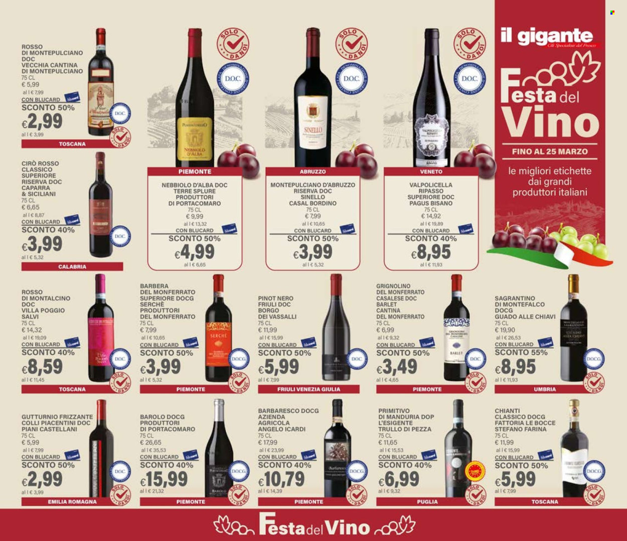 Volantino Il Gigante - 19/2/2026 - 25/3/2026. Pagina 1