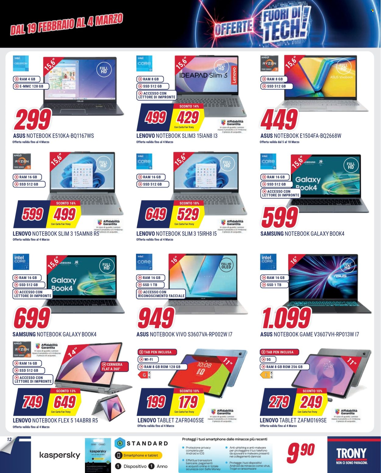 Volantino Trony - 19/2/2026 - 18/3/2026. Pagina 12