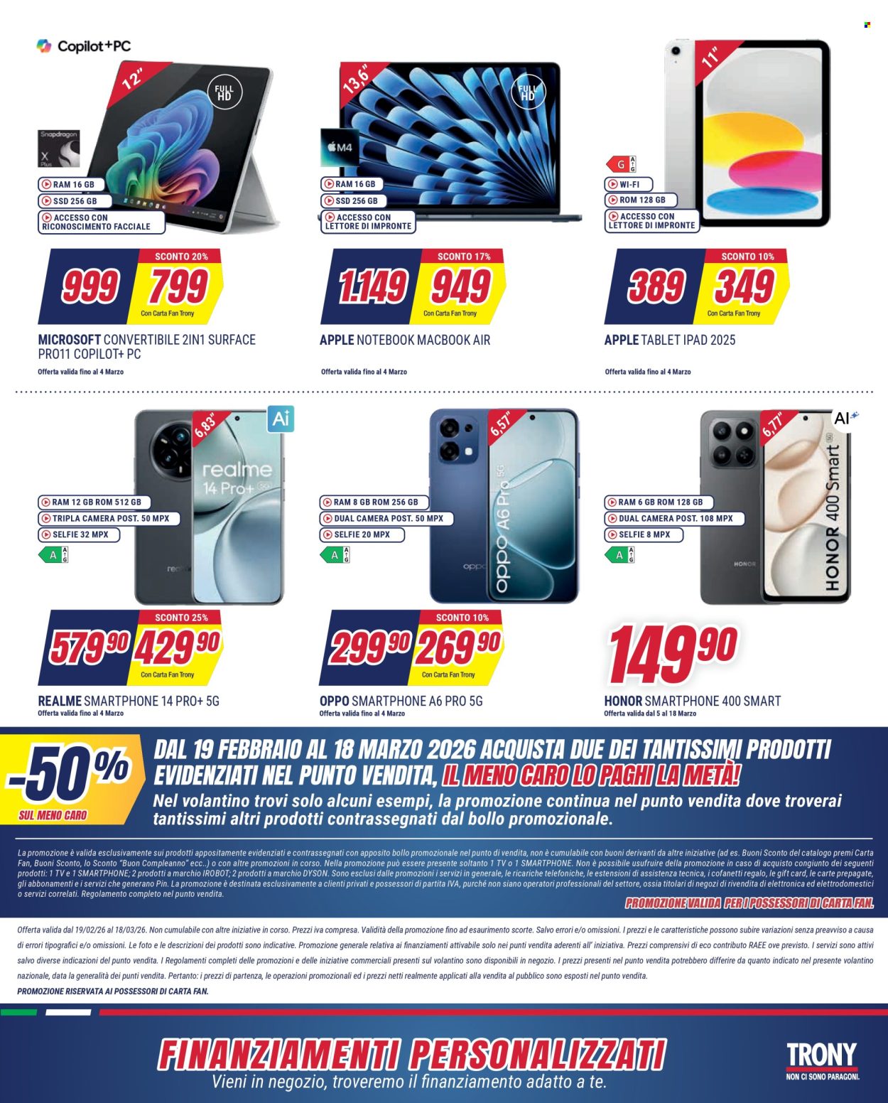 Volantino Trony - 19/2/2026 - 18/3/2026. Pagina 15