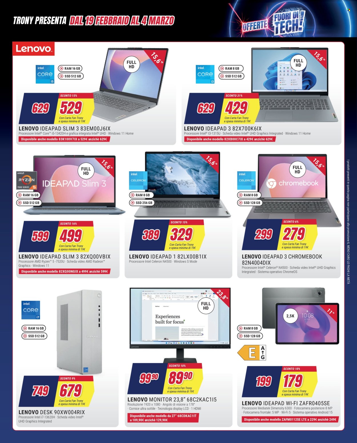 Volantino Trony - 19/2/2026 - 18/3/2026. Pagina 14