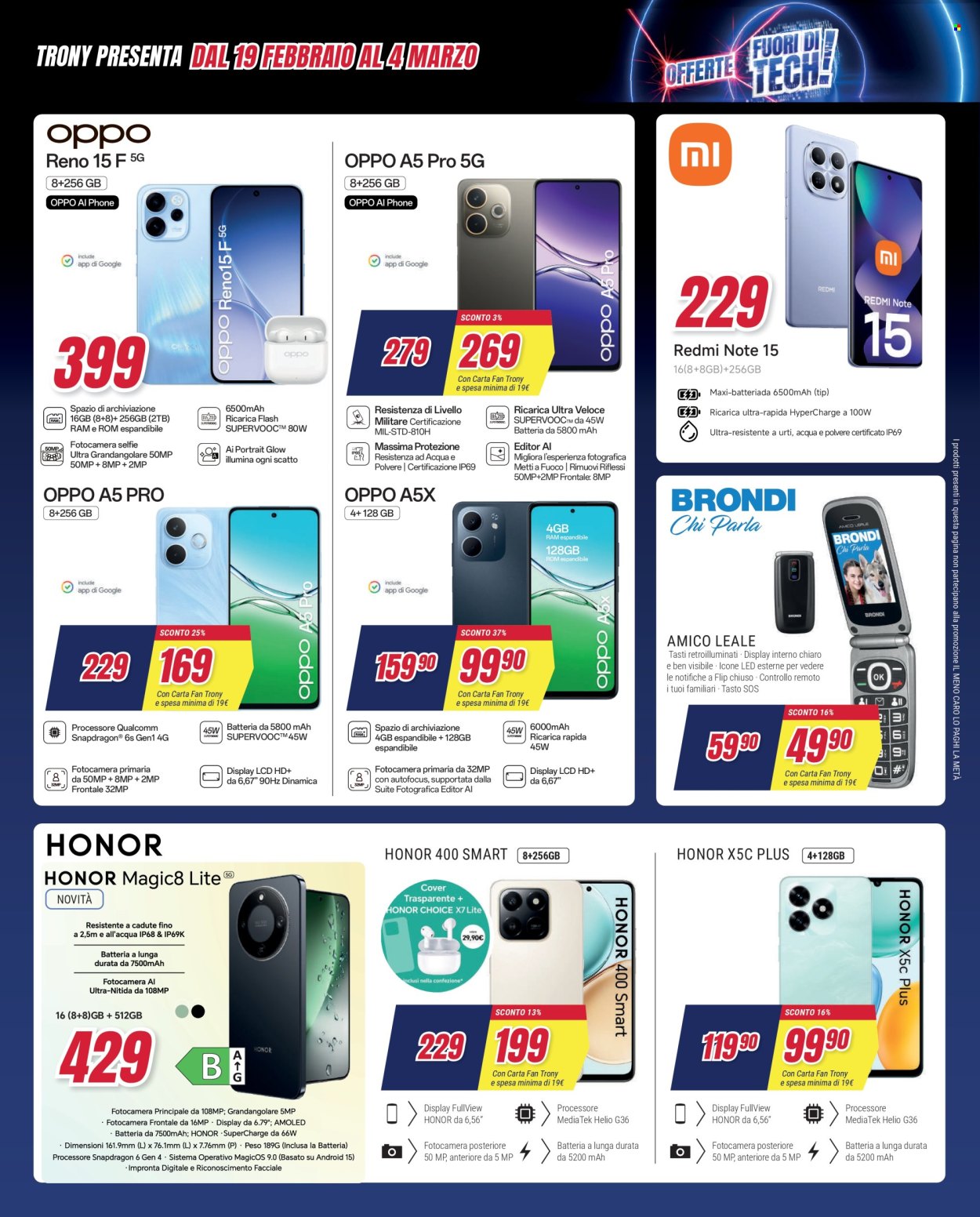 Volantino Trony - 19/2/2026 - 18/3/2026. Pagina 18
