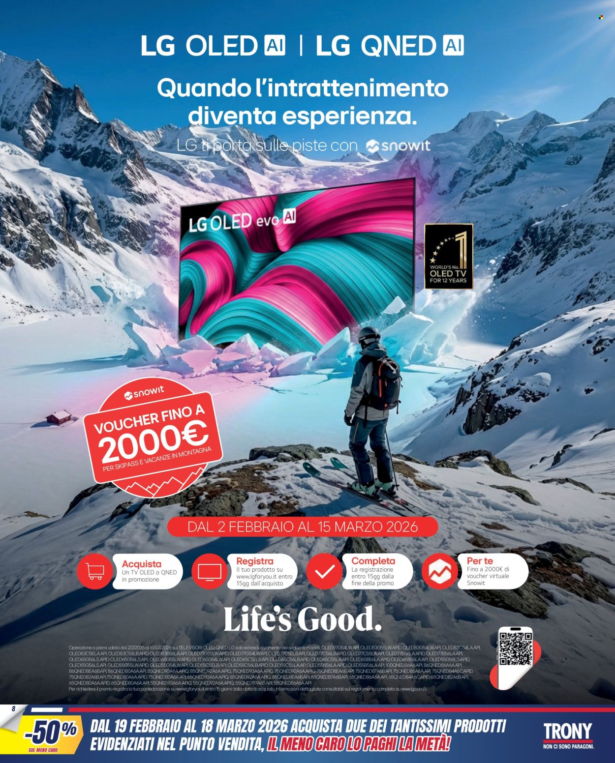 Volantino Trony - 19/2/2026 - 18/3/2026. Pagina 9