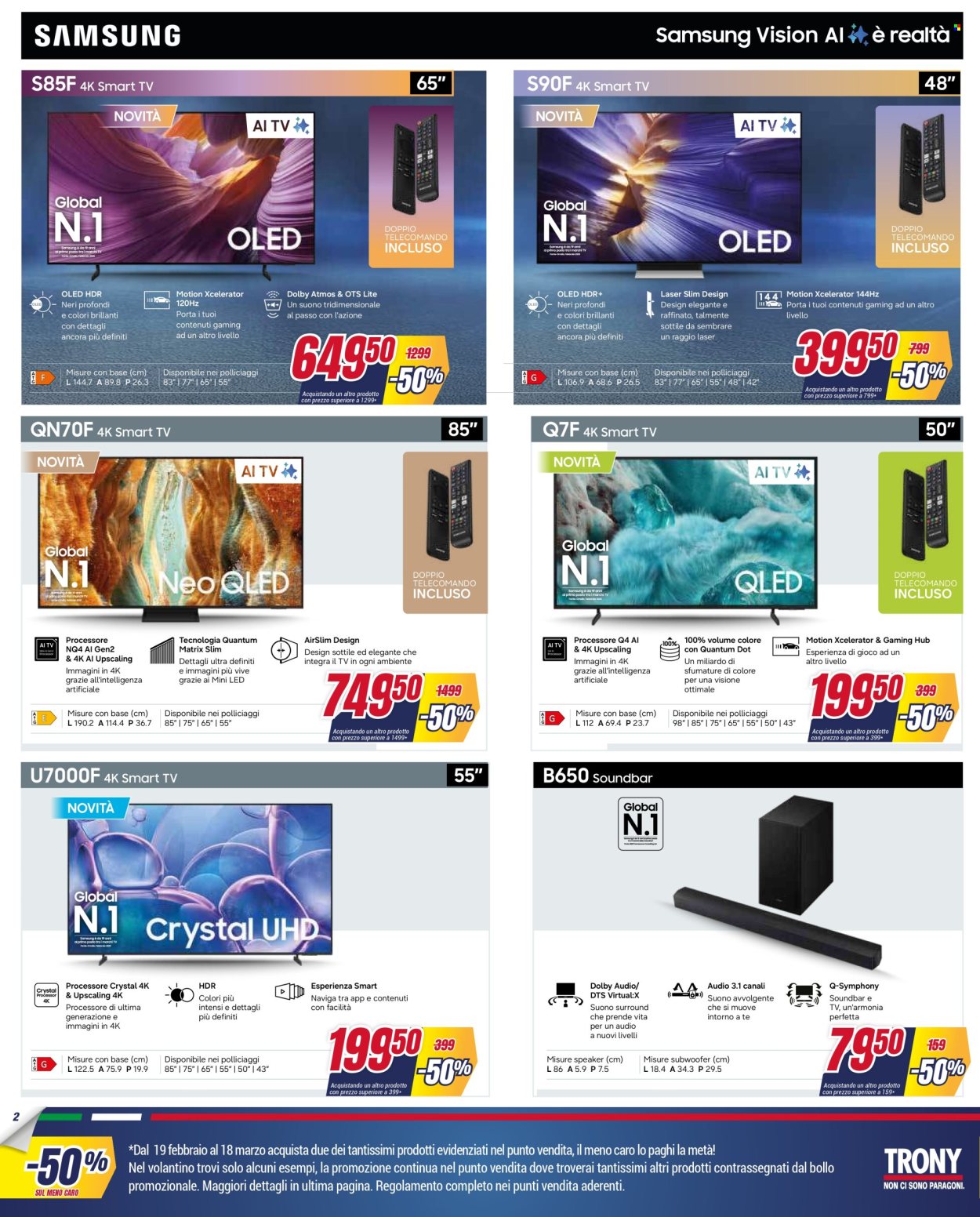 Volantino Trony - 19/2/2026 - 18/3/2026. Pagina 2