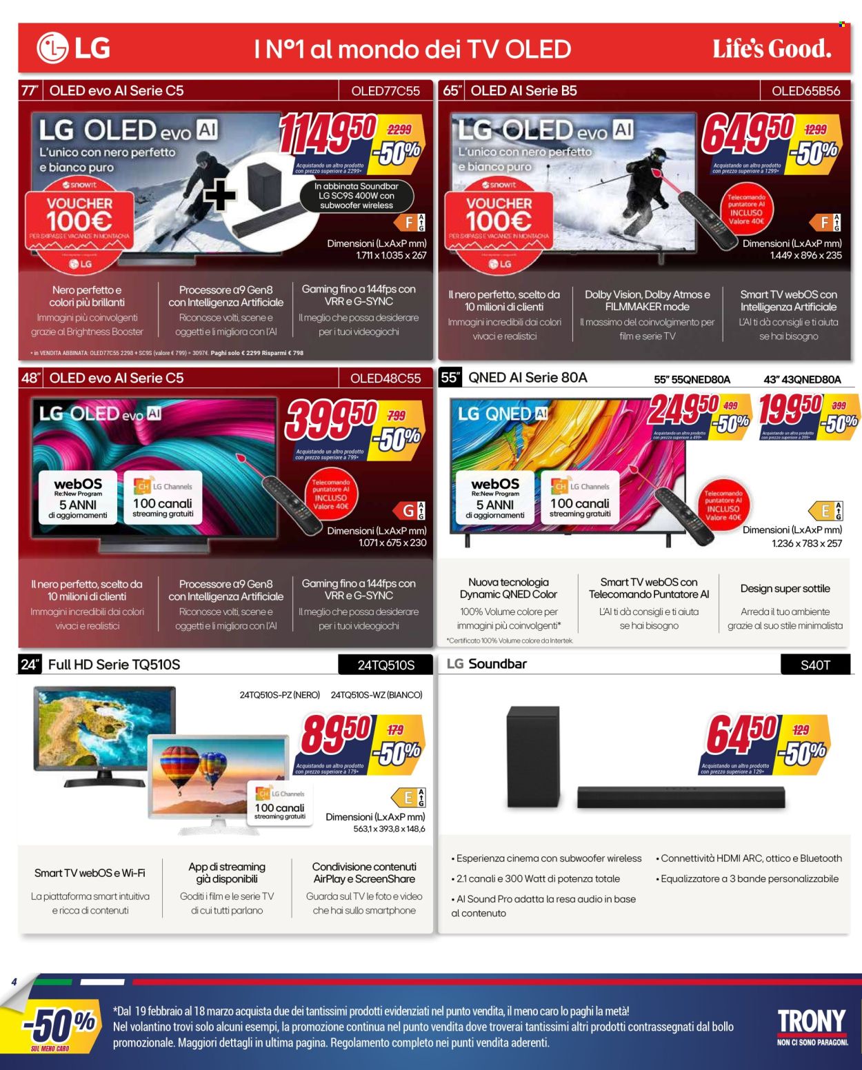 Volantino Trony - 19/2/2026 - 18/3/2026. Pagina 4