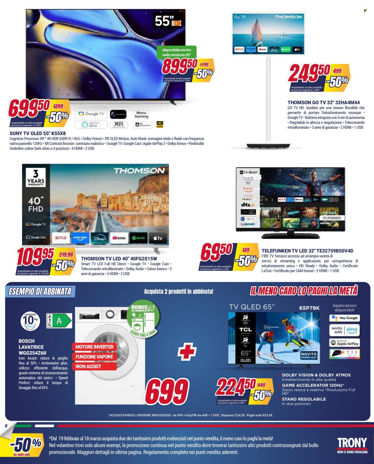 Volantino Trony - 19/2/2026 - 18/3/2026. Pagina 6