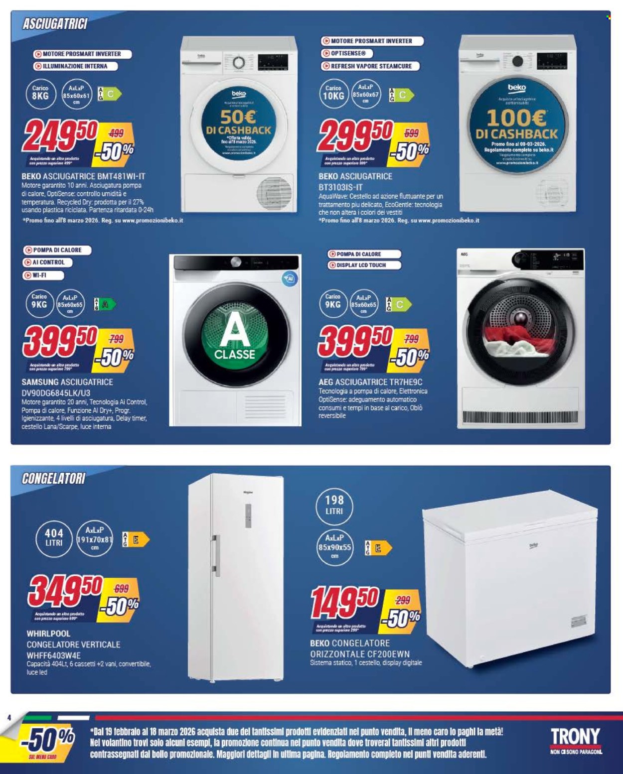 Volantino Trony - 19/2/2026 - 18/3/2026. Pagina 4
