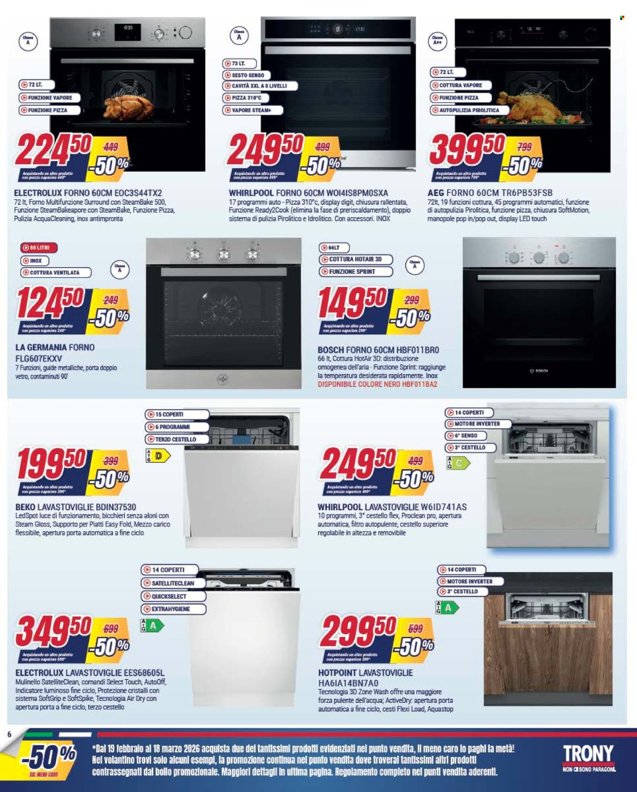Volantino Trony - 19/2/2026 - 18/3/2026. Pagina 6