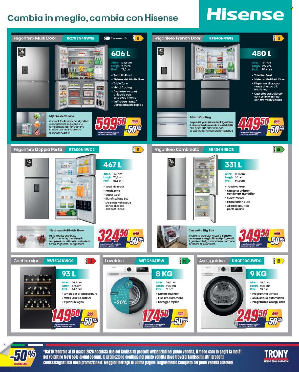 Volantino Trony - 19/2/2026 - 18/3/2026. Pagina 8