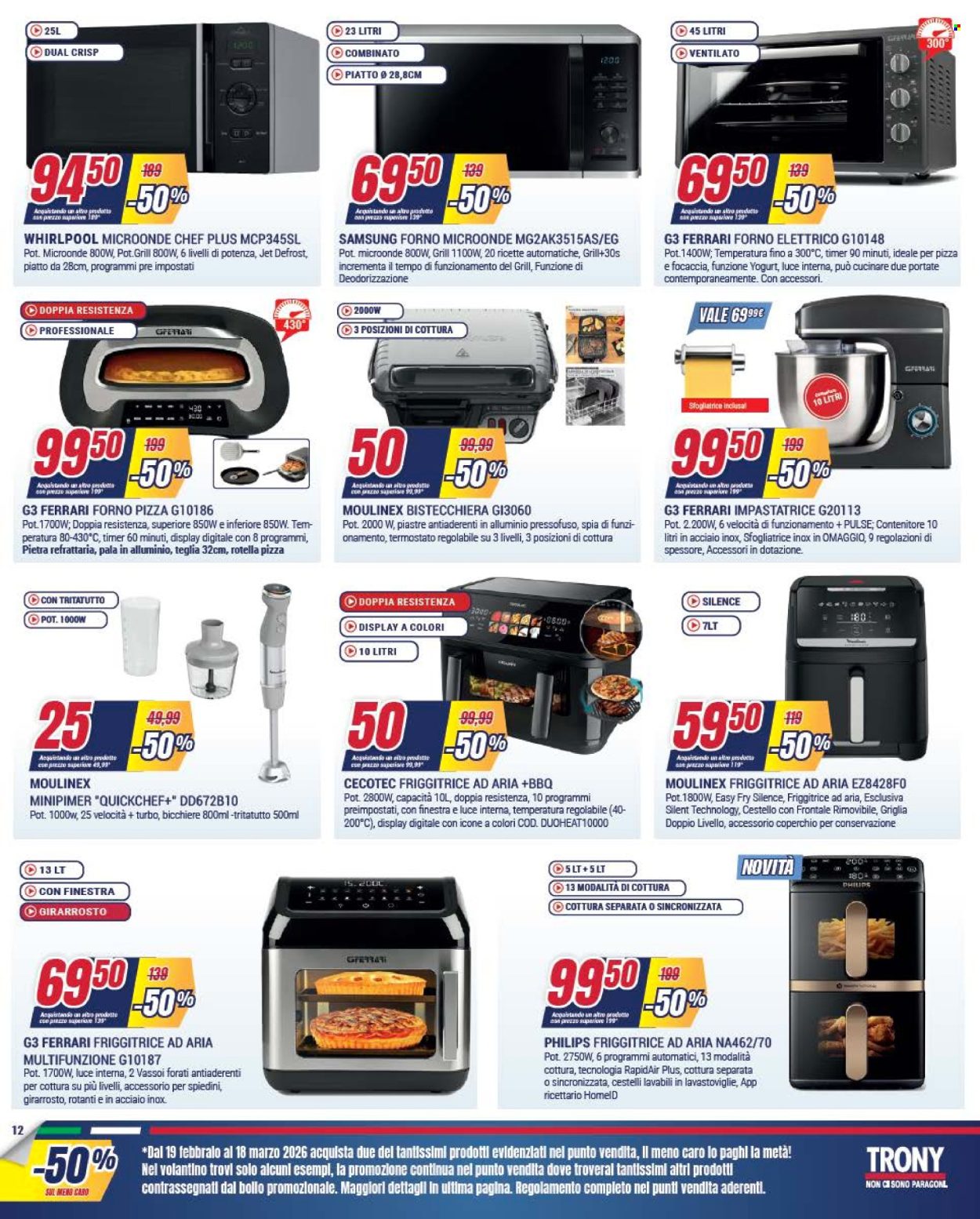 Volantino Trony - 19/2/2026 - 18/3/2026. Pagina 12