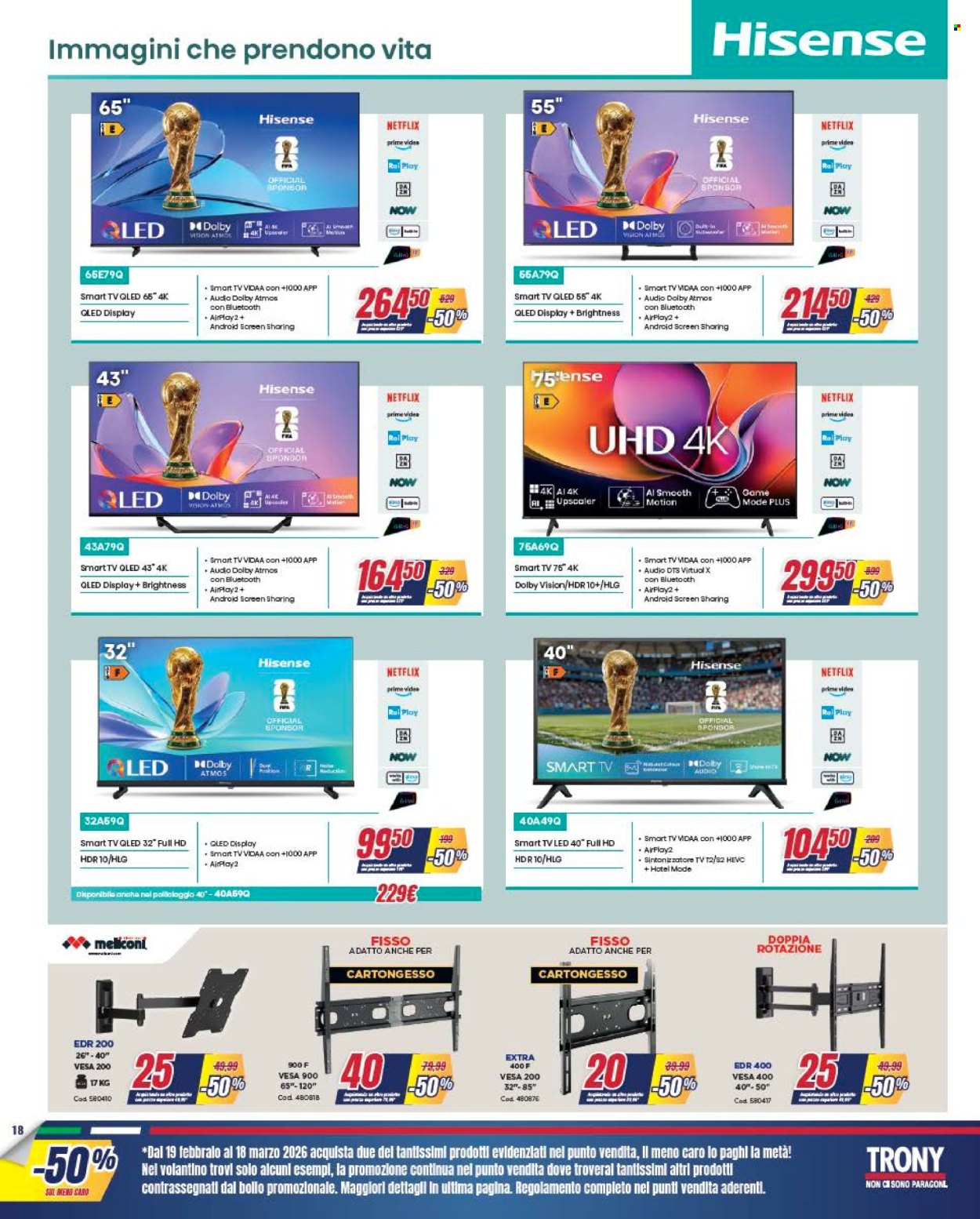 Volantino Trony - 19/2/2026 - 18/3/2026. Pagina 18
