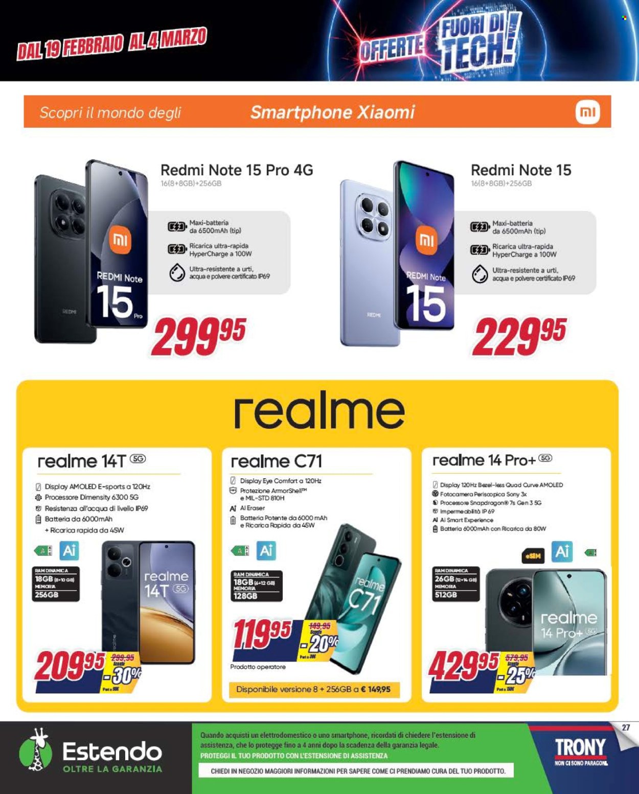 Volantino Trony - 19/2/2026 - 18/3/2026. Pagina 27