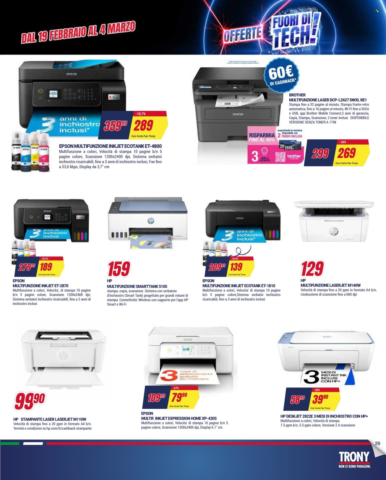 Volantino Trony - 19/2/2026 - 18/3/2026. Pagina 29