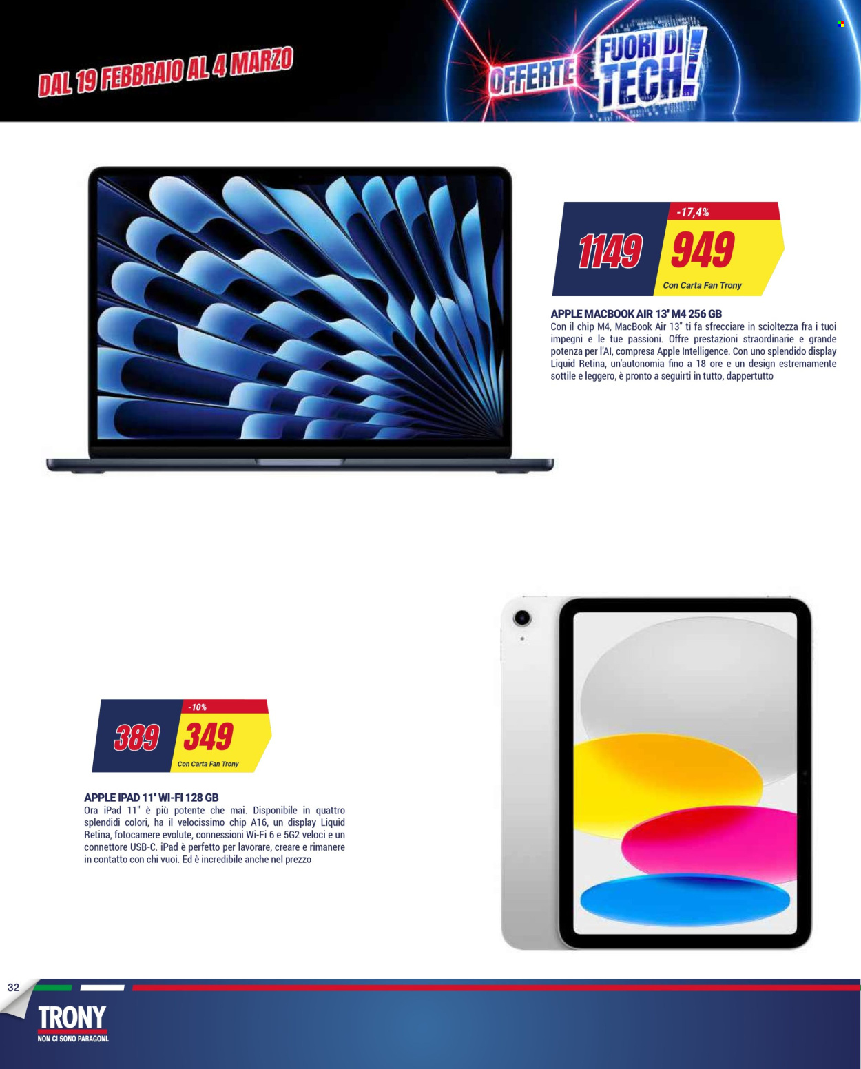 Volantino Trony - 19/2/2026 - 18/3/2026. Pagina 32