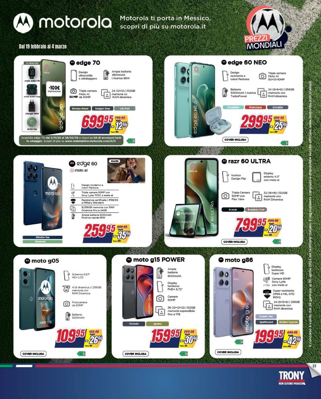 Volantino Trony - 19/2/2026 - 18/3/2026. Pagina 31