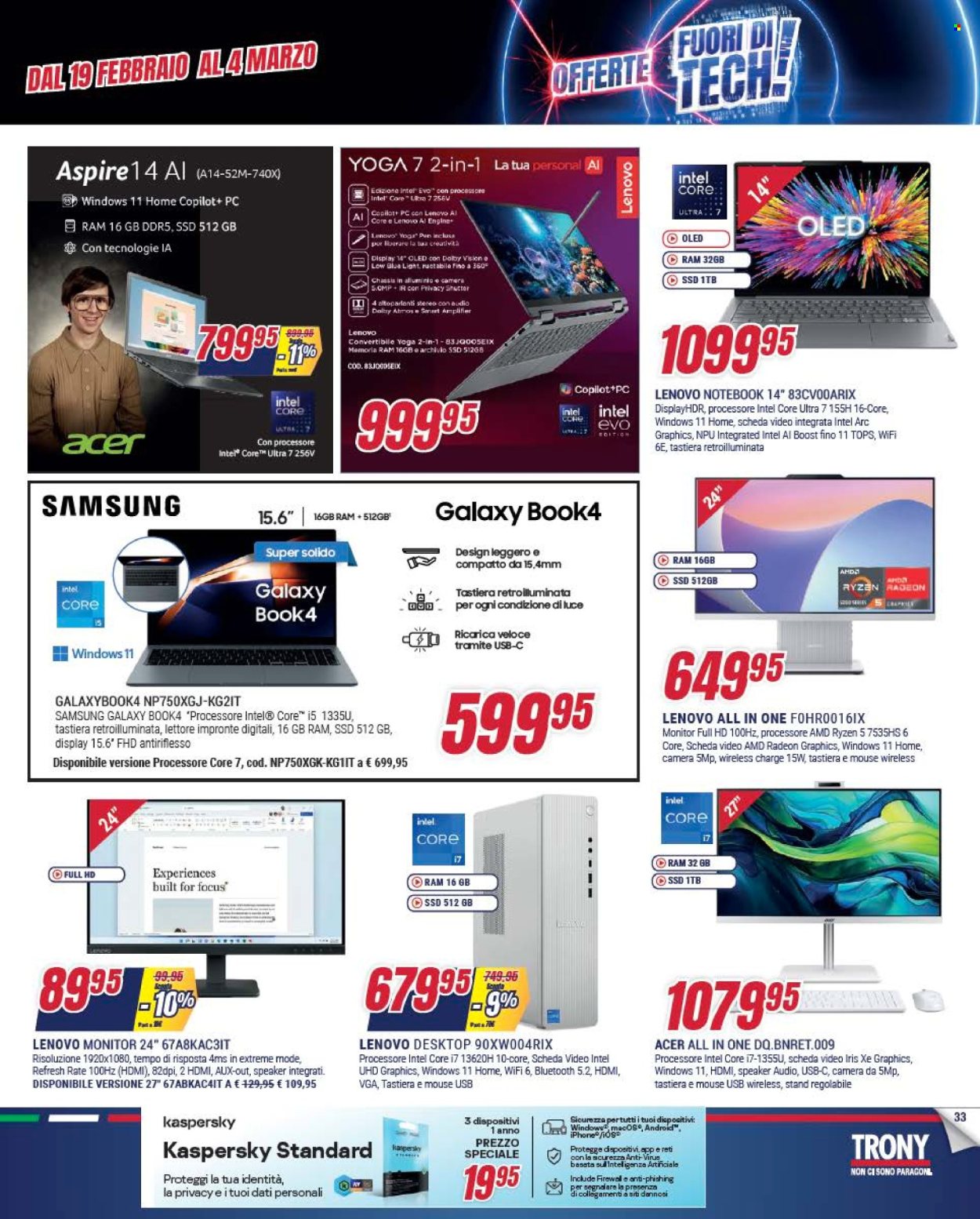 Volantino Trony - 19/2/2026 - 18/3/2026. Pagina 33