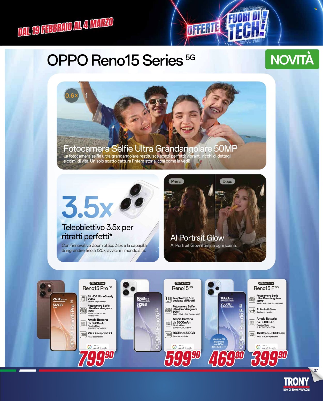 Volantino Trony - 19/2/2026 - 18/3/2026. Pagina 37