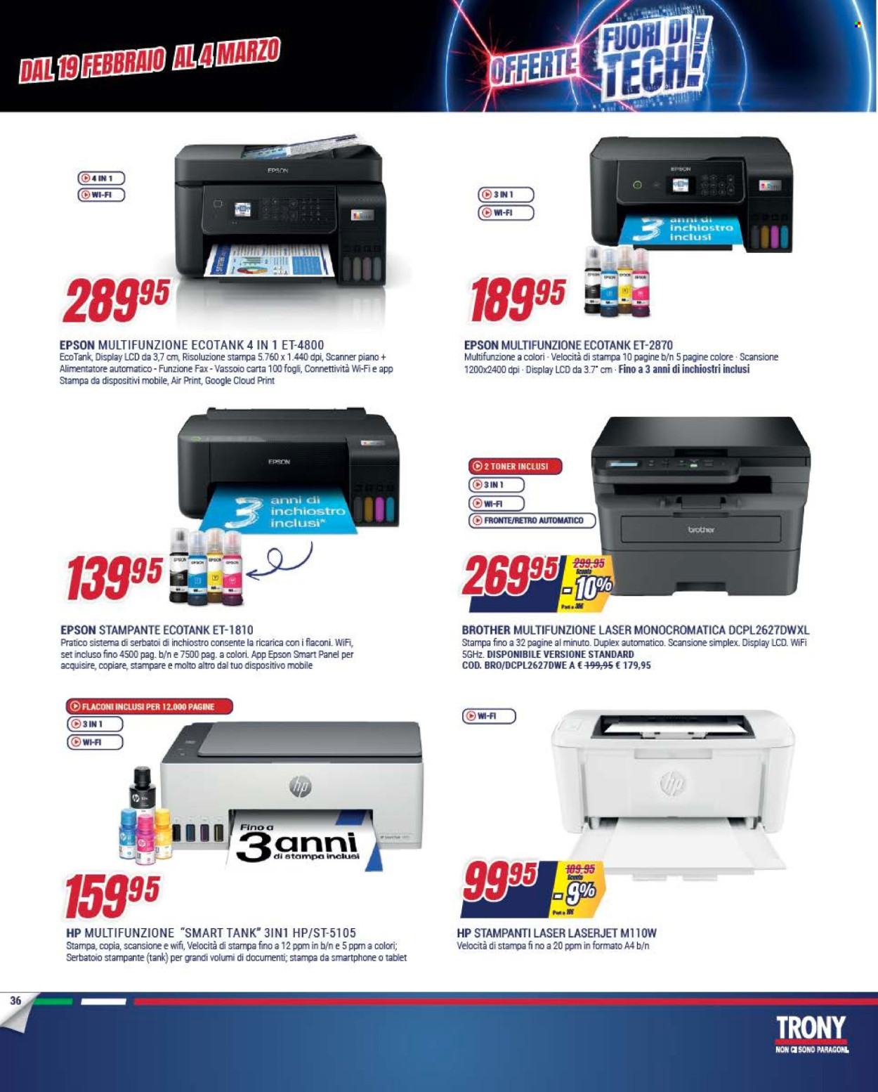 Volantino Trony - 19/2/2026 - 18/3/2026. Pagina 36