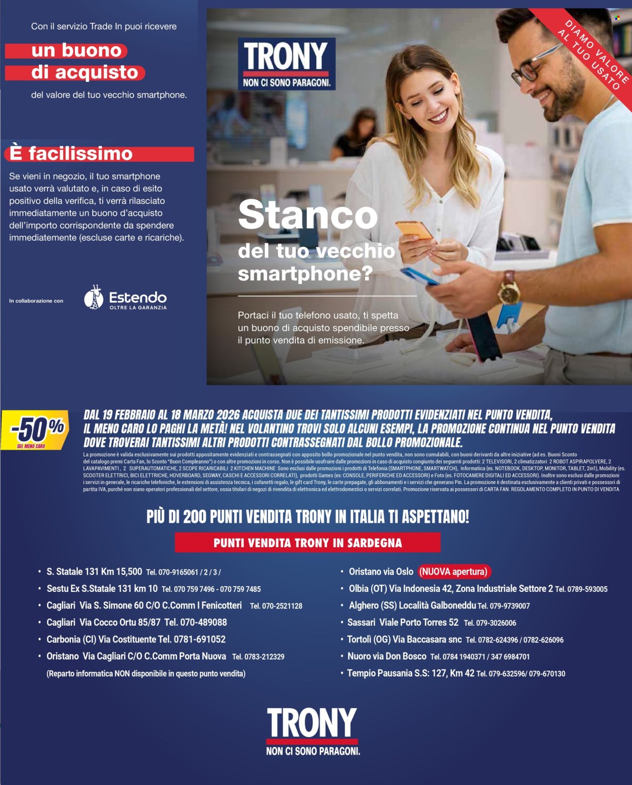 Volantino Trony - 19/2/2026 - 18/3/2026. Pagina 43