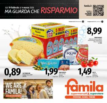 Volantino Famila - 19/2/2026 - 4/3/2026.
