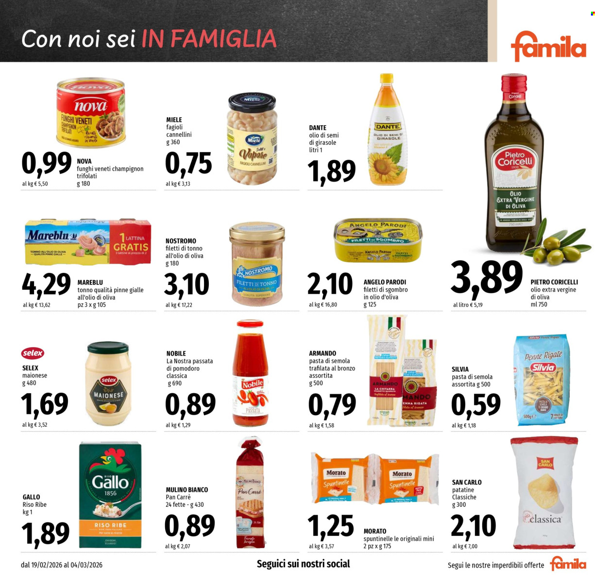 Volantino Famila - 19/2/2026 - 4/3/2026. Pagina 10