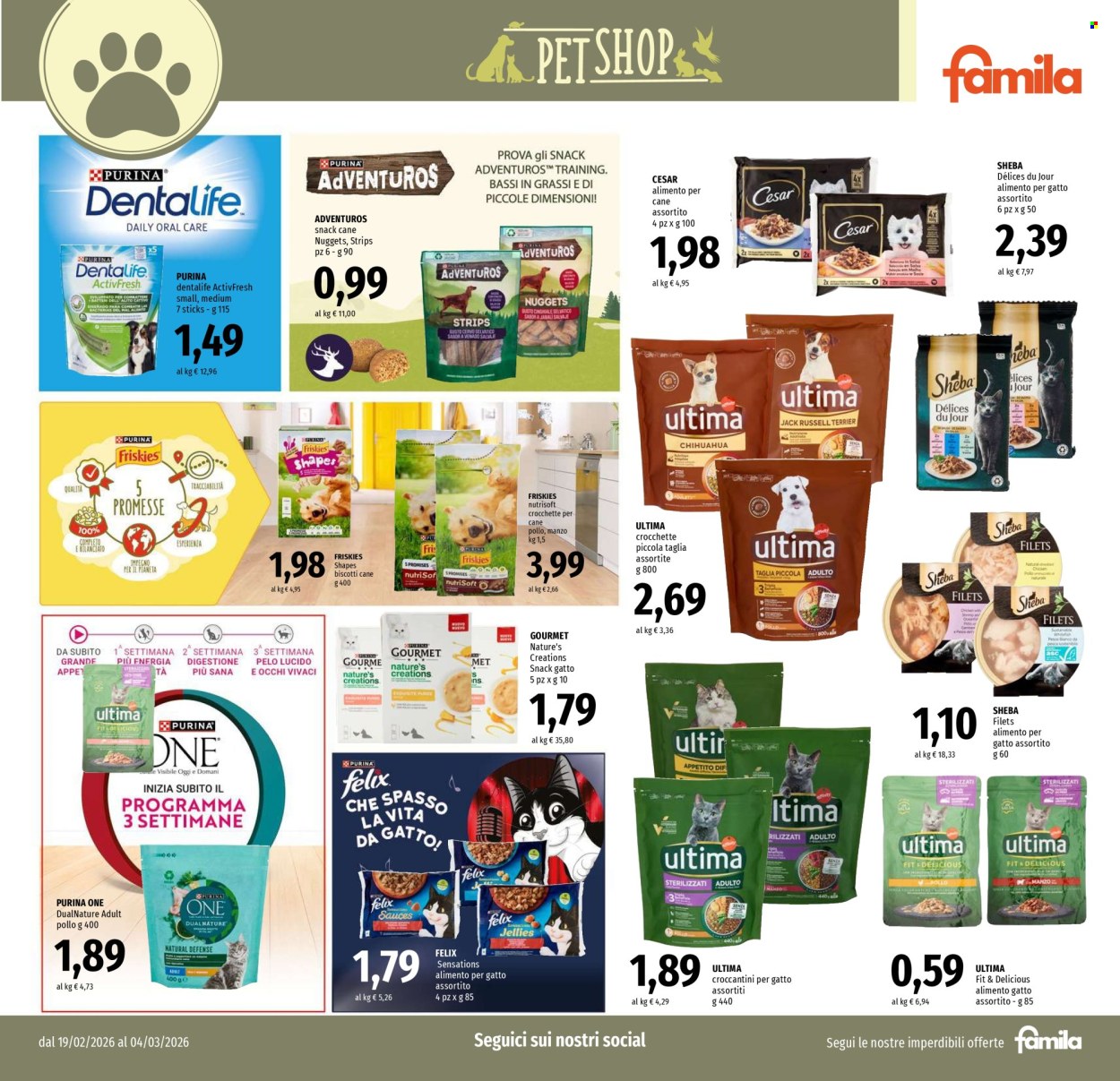 Volantino Famila - 19/2/2026 - 4/3/2026. Pagina 18