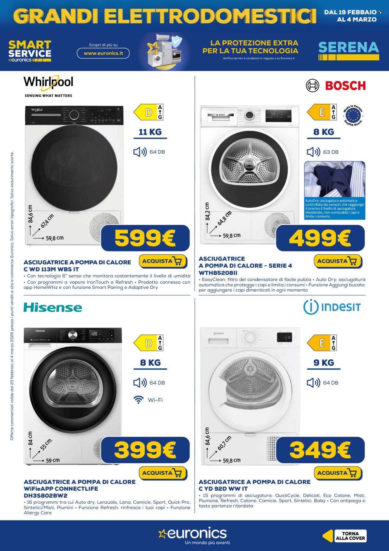 Volantino Euronics - 20/2/2026 - 4/3/2026. Pagina 4