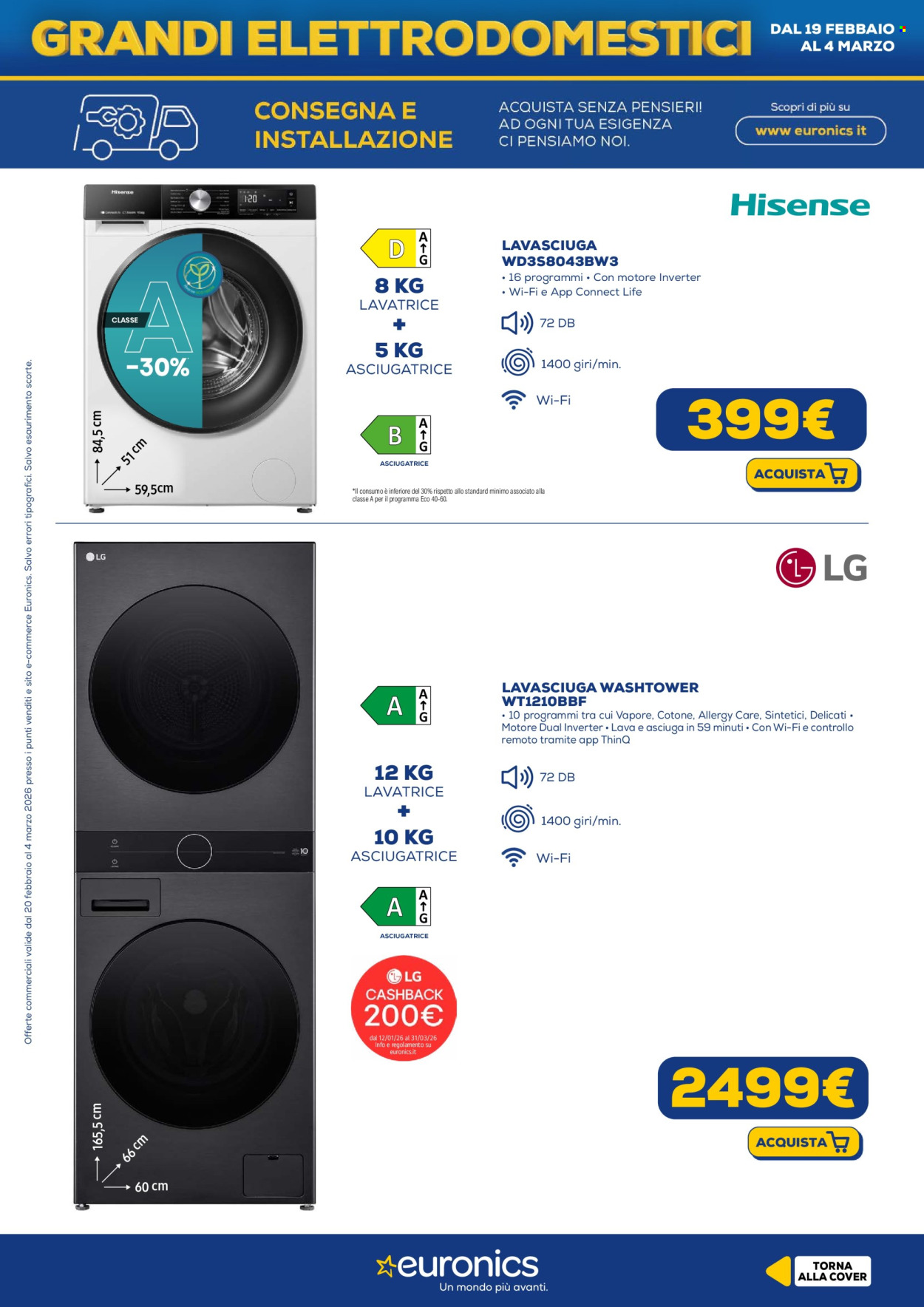 Volantino Euronics - 20/2/2026 - 4/3/2026. Pagina 9