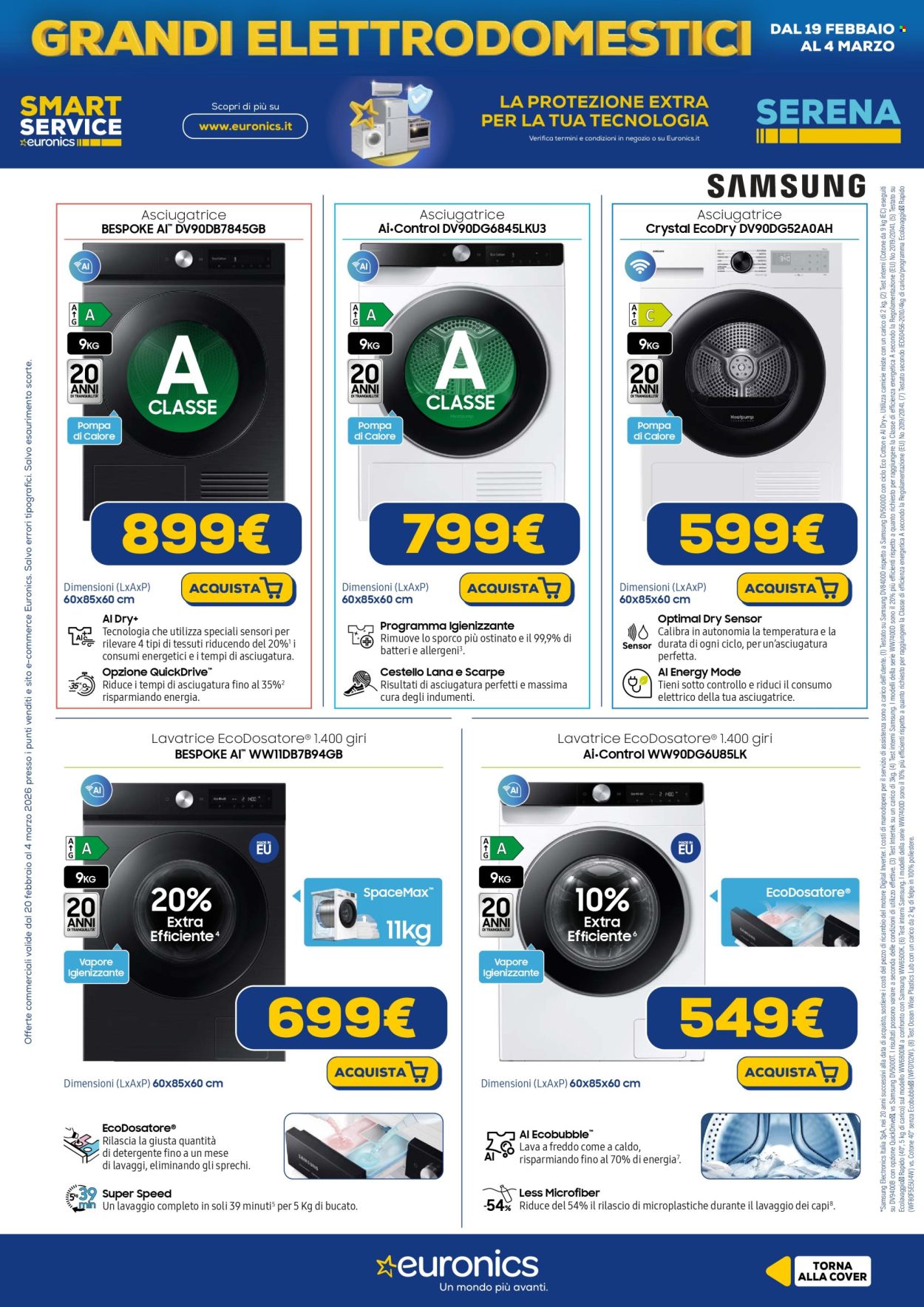 Volantino Euronics - 20/2/2026 - 4/3/2026. Pagina 12