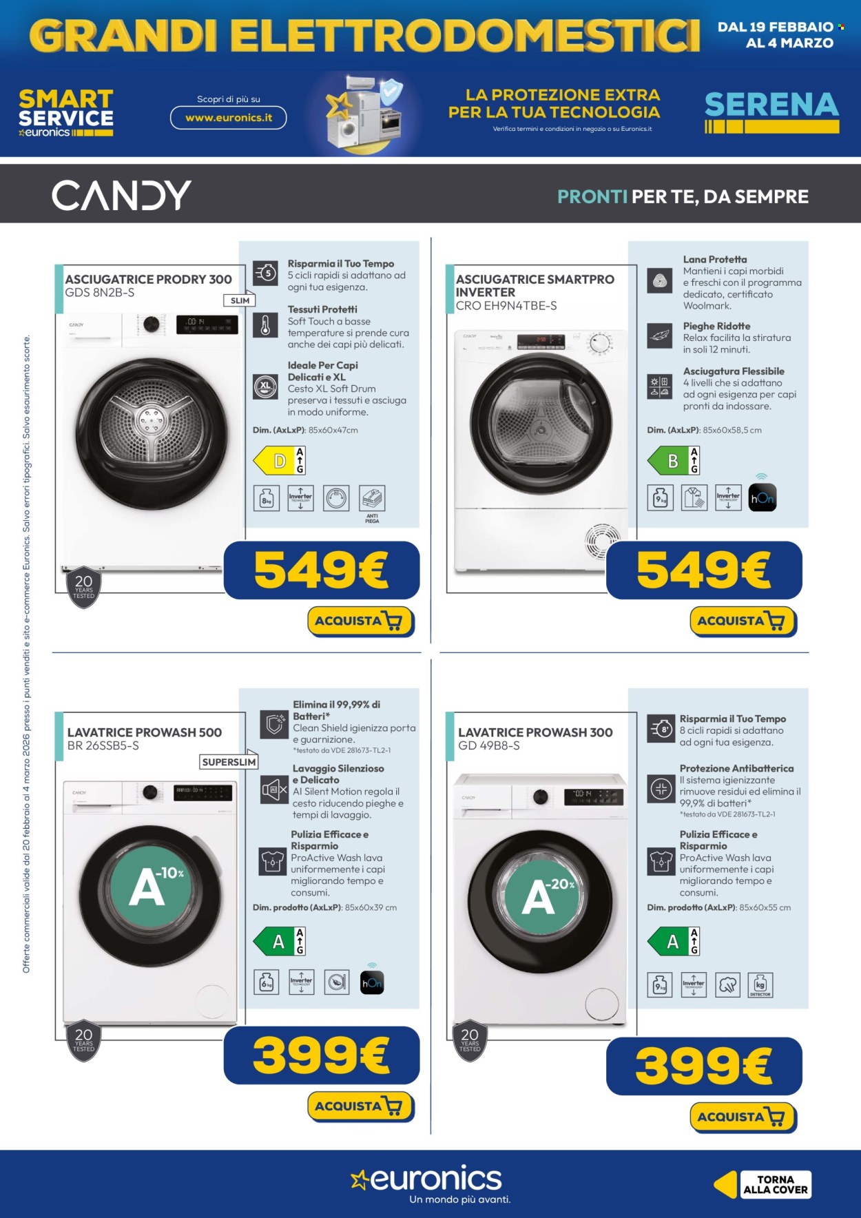 Volantino Euronics - 20/2/2026 - 4/3/2026. Pagina 14