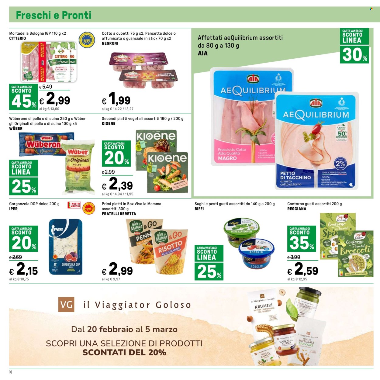 Volantino Iper, La grande i - 20/2/2026 - 4/3/2026. Pagina 10