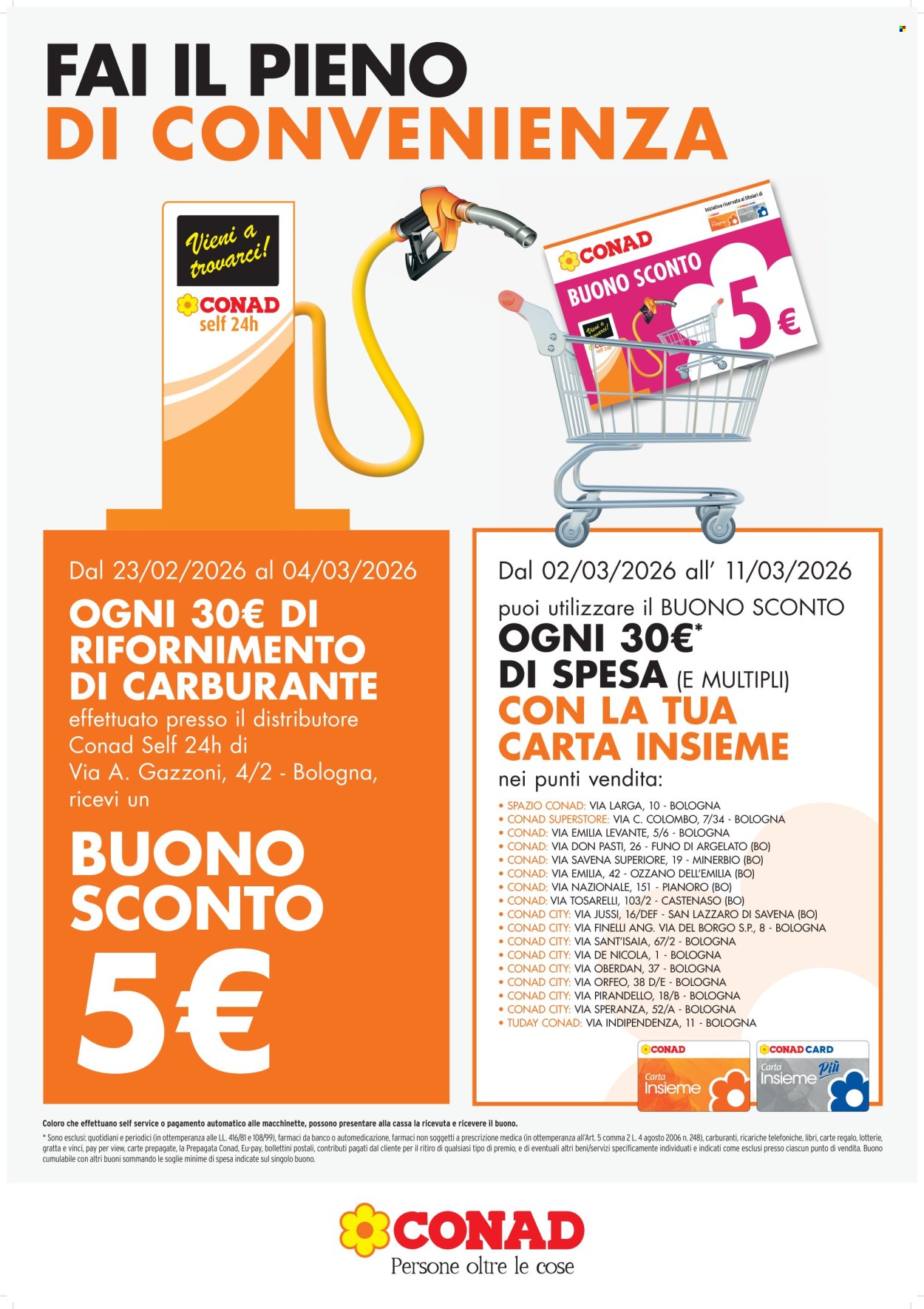 Volantino Conad - 23/2/2026 - 4/3/2026. Pagina 1