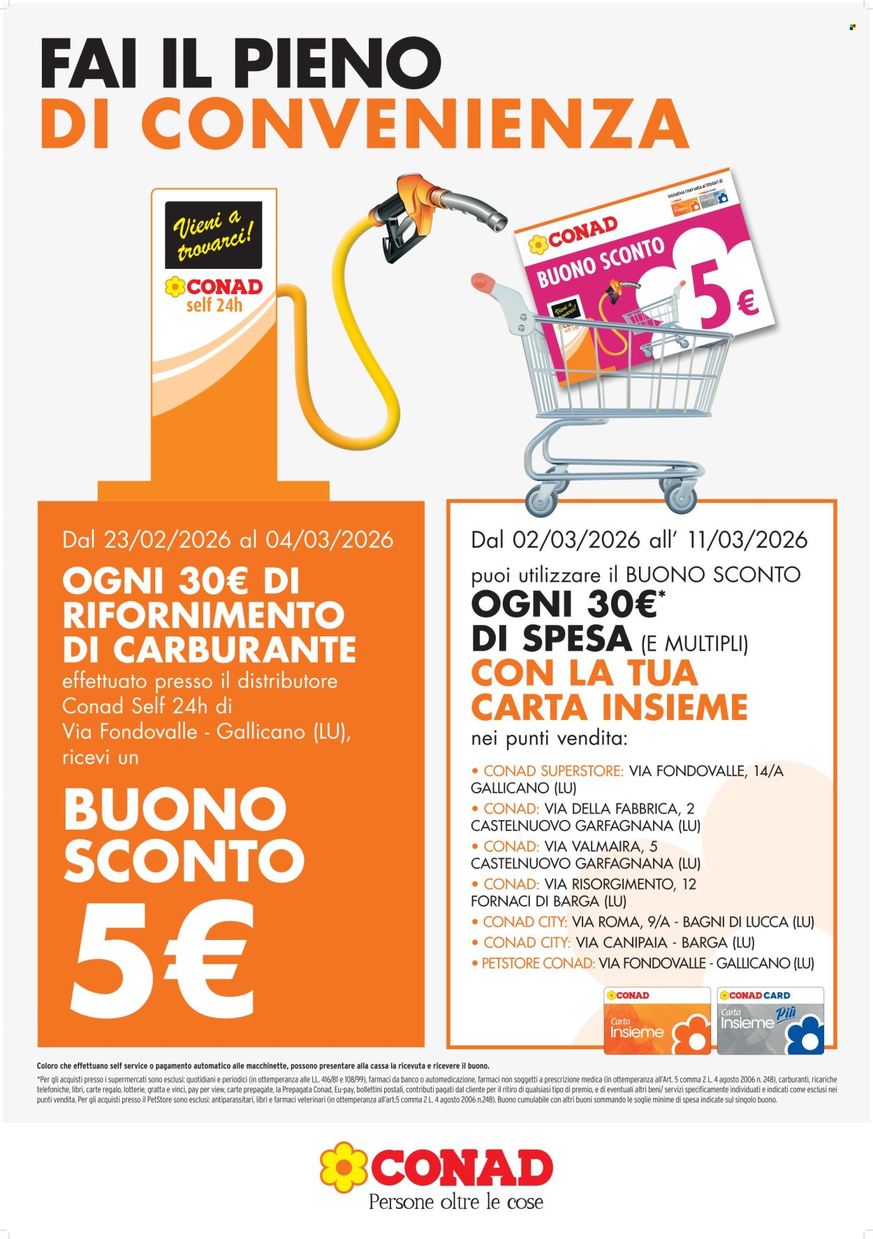 Volantino Conad - 23/2/2026 - 4/3/2026. Pagina 1