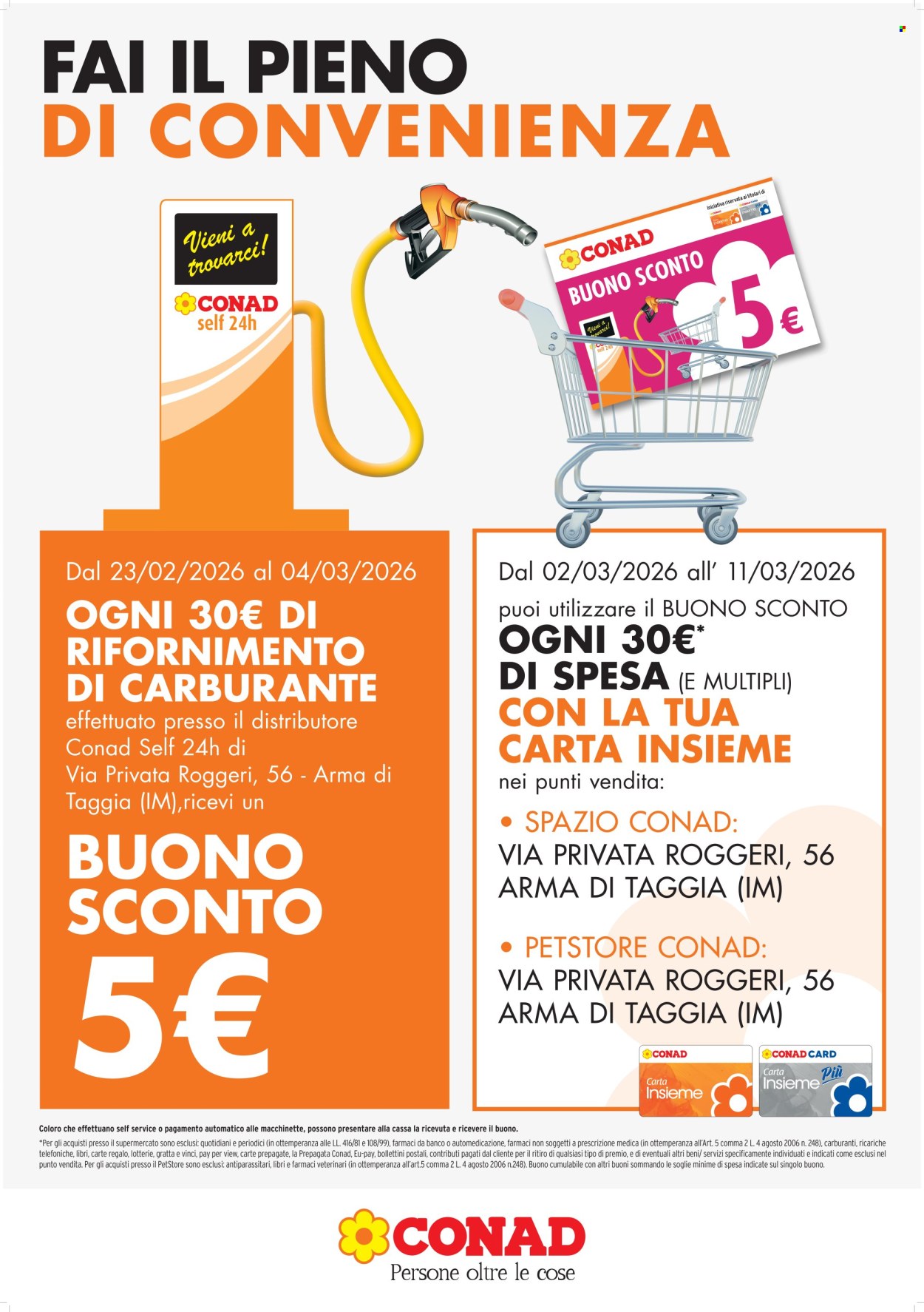 Volantino Conad - 23/2/2026 - 4/3/2026. Pagina 1