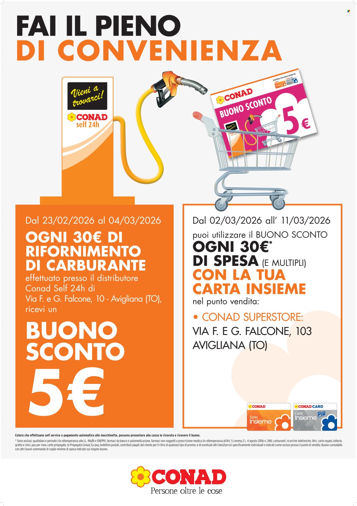 Volantino Conad - 23/2/2026 - 4/3/2026. Pagina 1