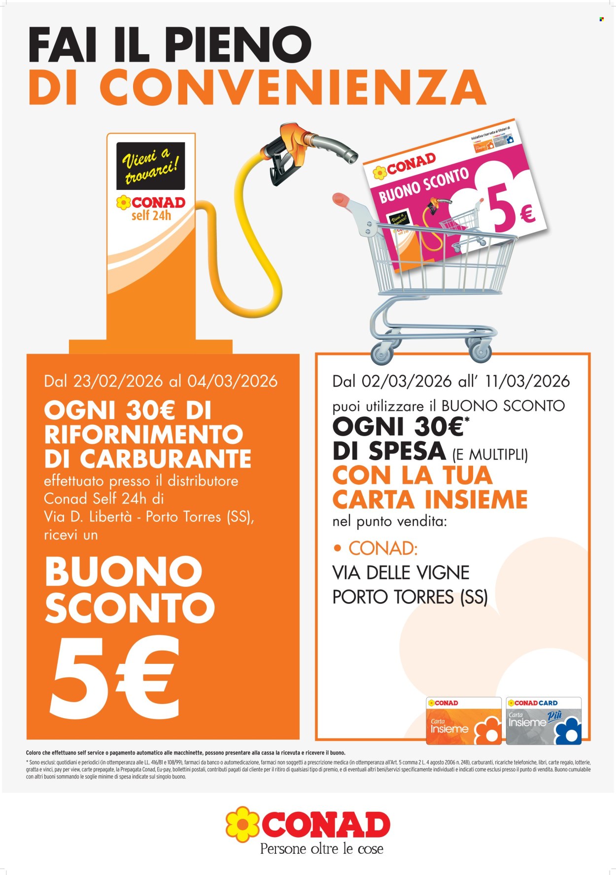 Volantino Conad - 23/2/2026 - 4/3/2026. Pagina 1