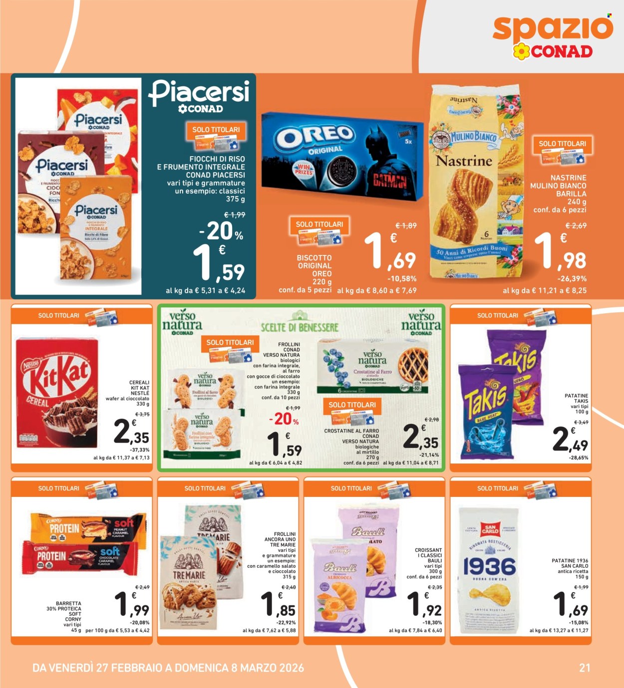 Volantino Spazio Conad - 27/2/2026 - 8/3/2026. Pagina 21