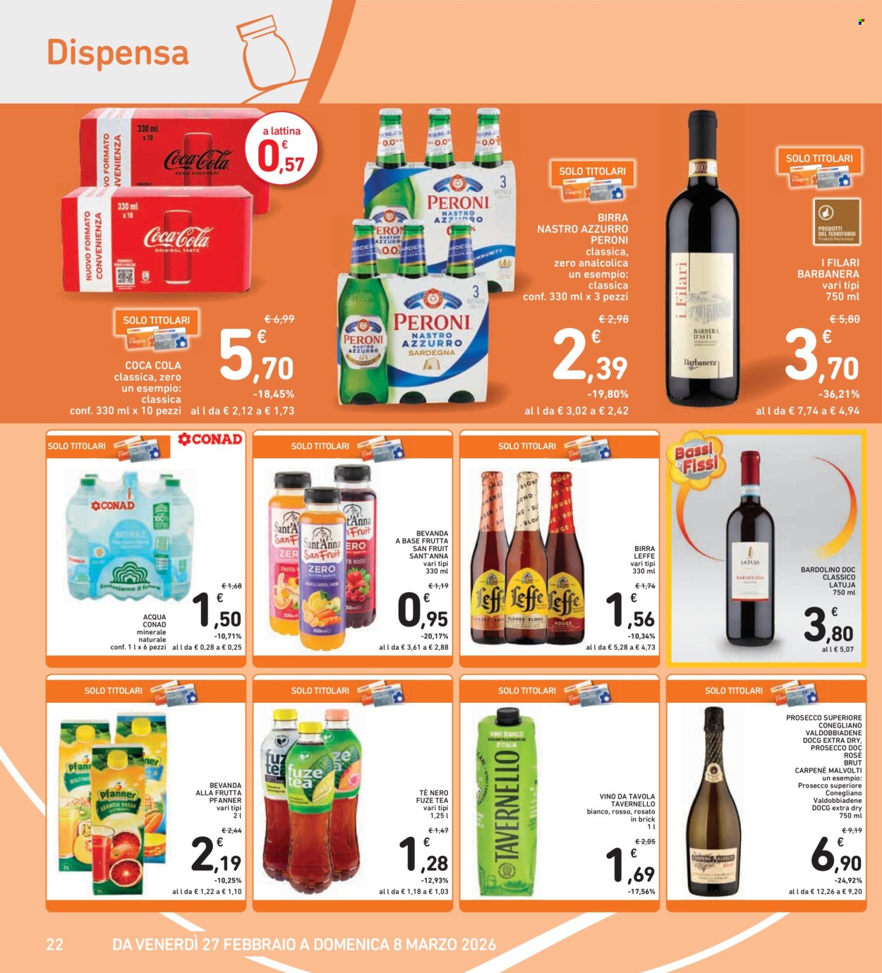 Volantino Spazio Conad - 27/2/2026 - 8/3/2026. Pagina 22