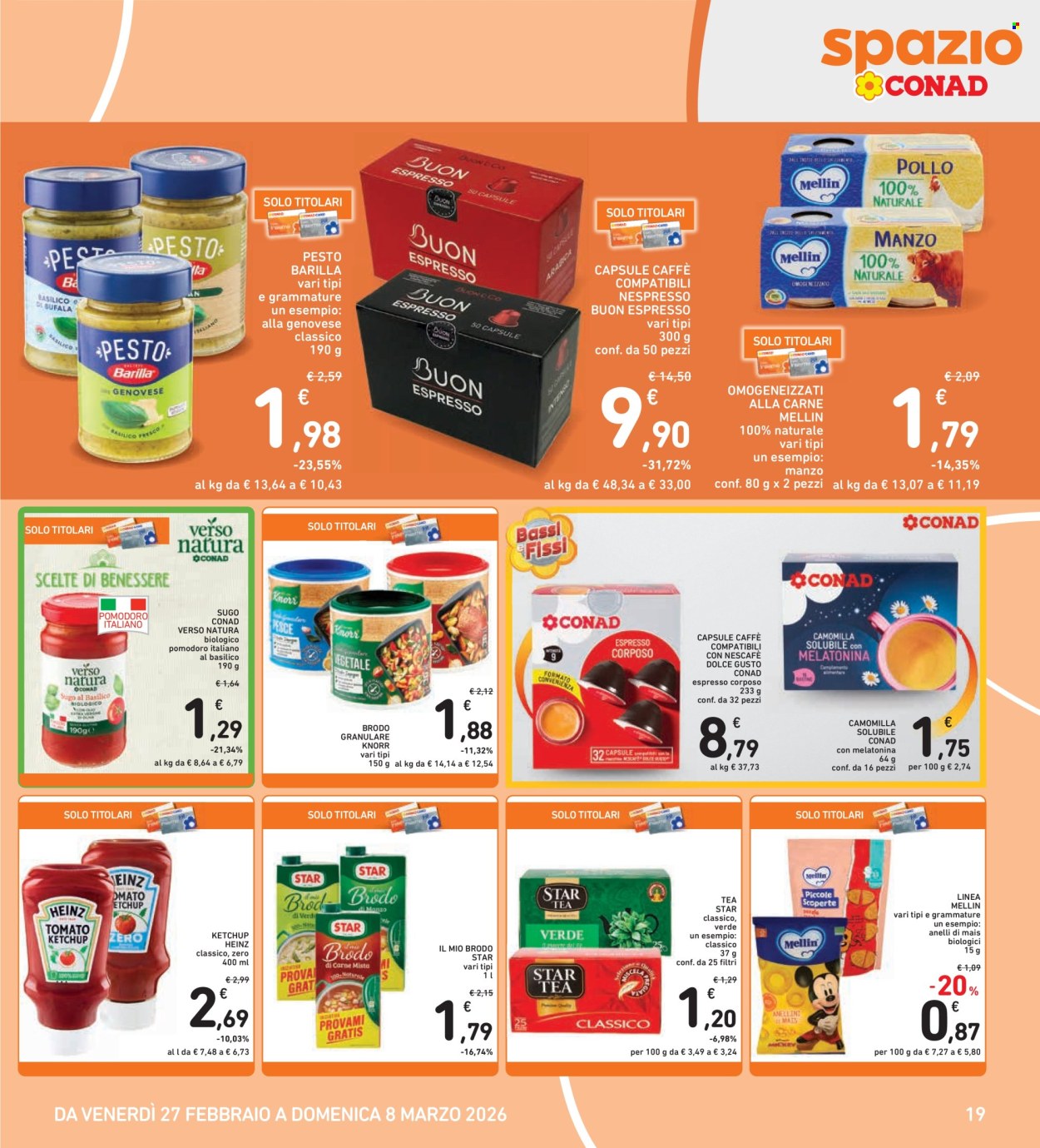 Volantino Spazio Conad - 27/2/2026 - 8/3/2026. Pagina 19