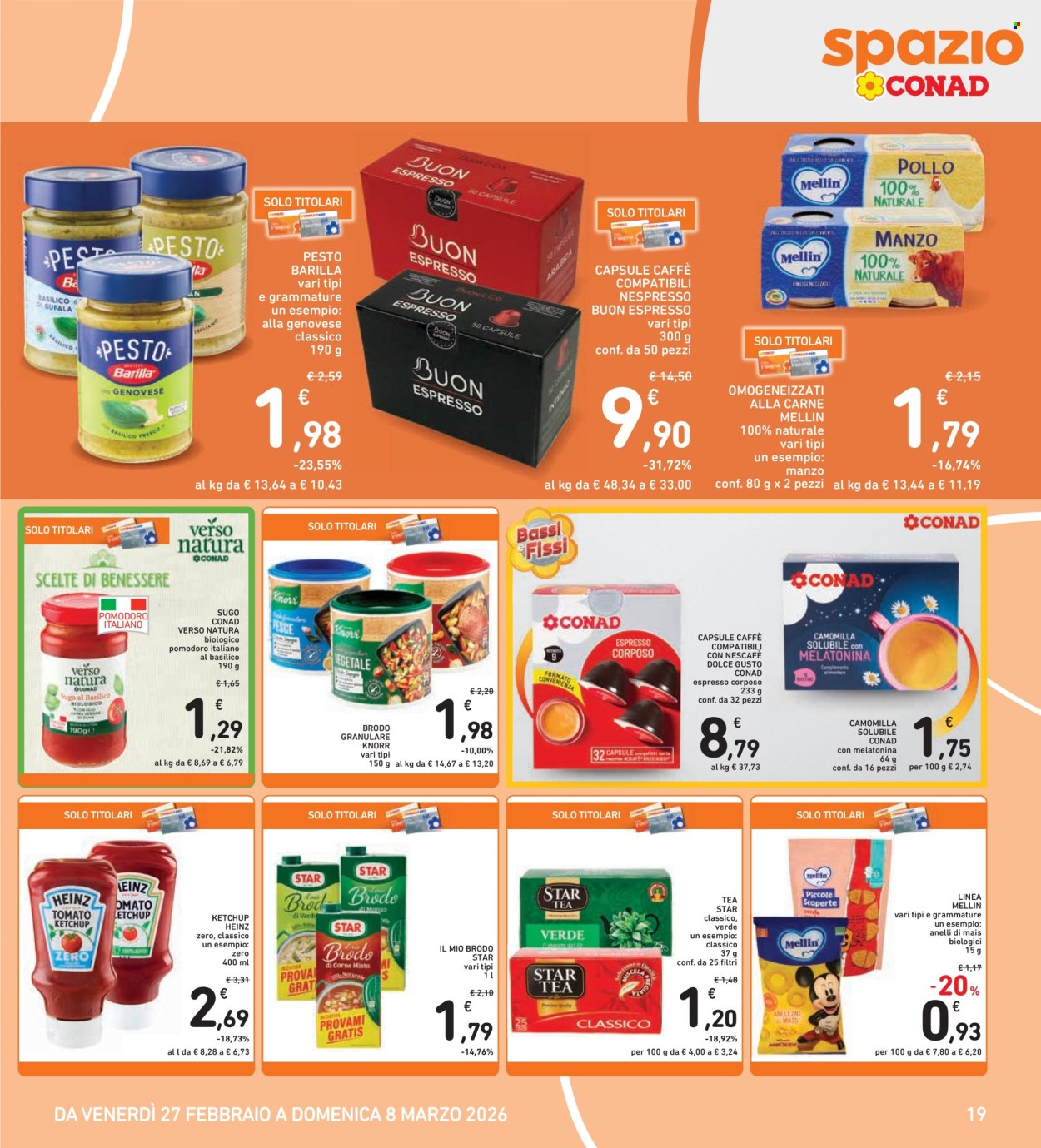 Volantino Spazio Conad - 27/2/2026 - 8/3/2026. Pagina 19