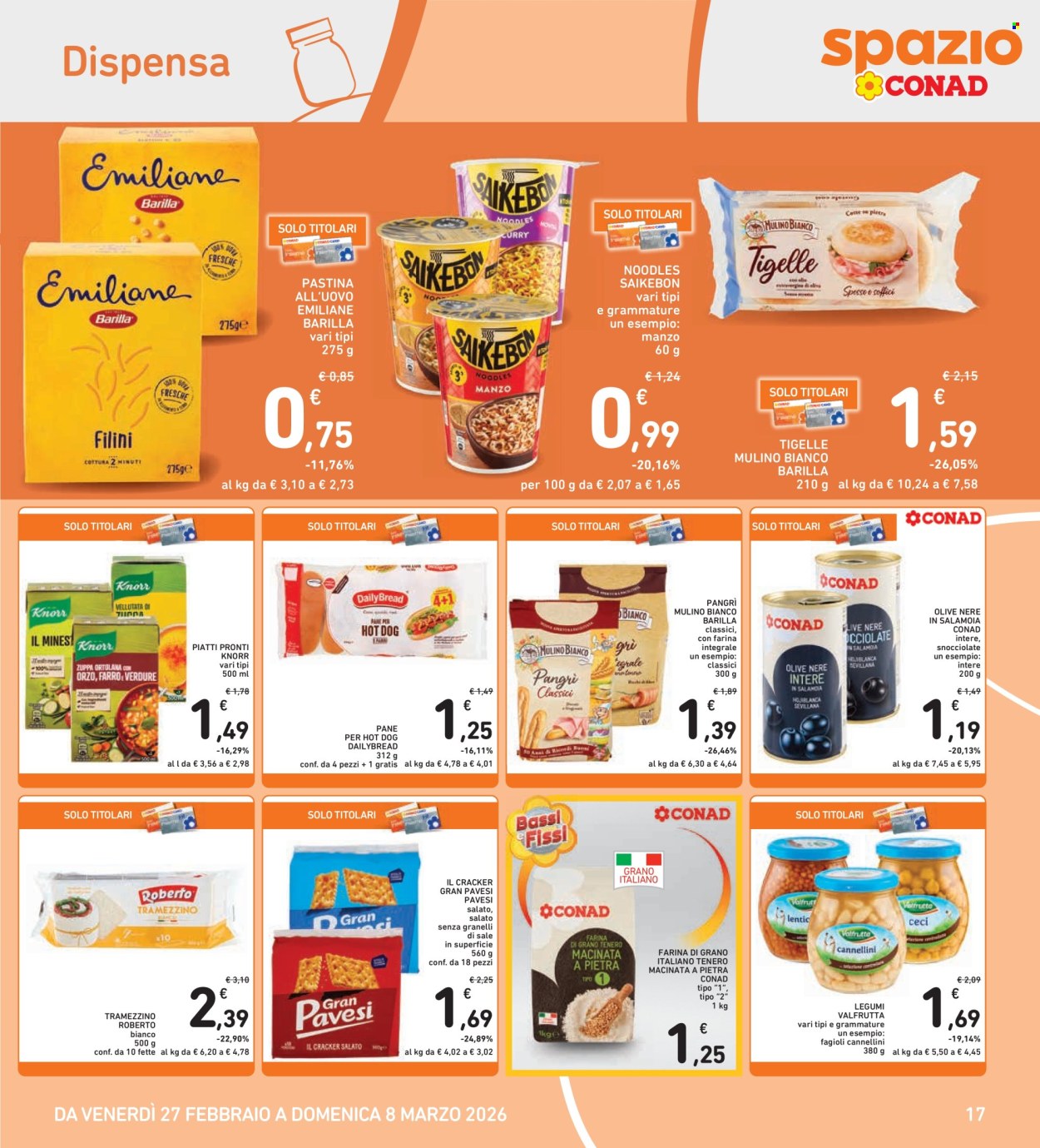 Volantino Spazio Conad - 27/2/2026 - 8/3/2026. Pagina 17