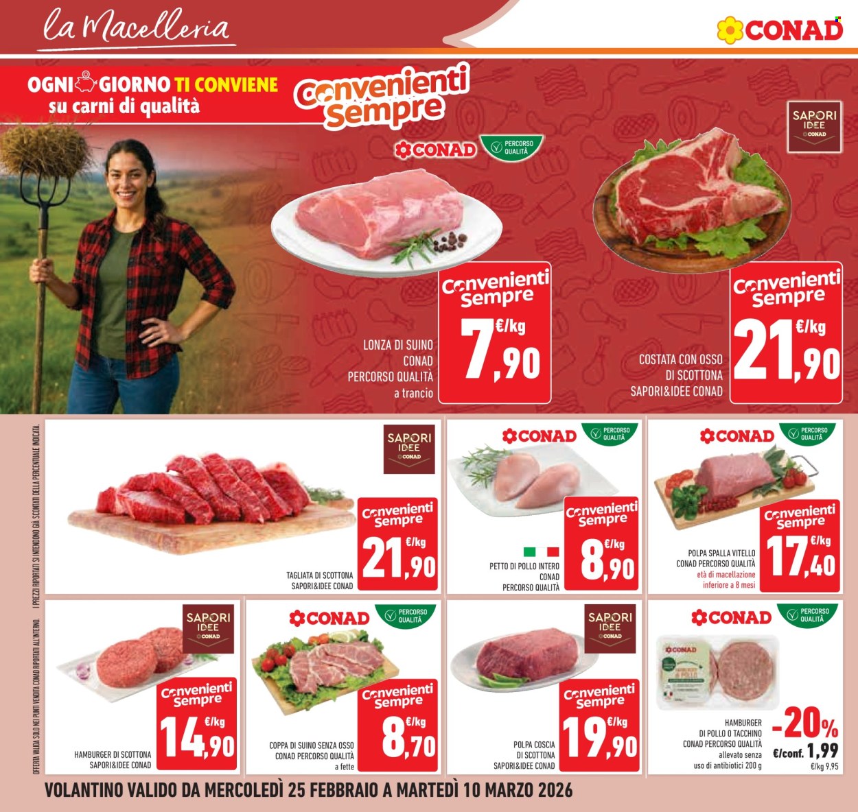 Volantino Conad - 25/2/2026 - 10/3/2026. Pagina 10
