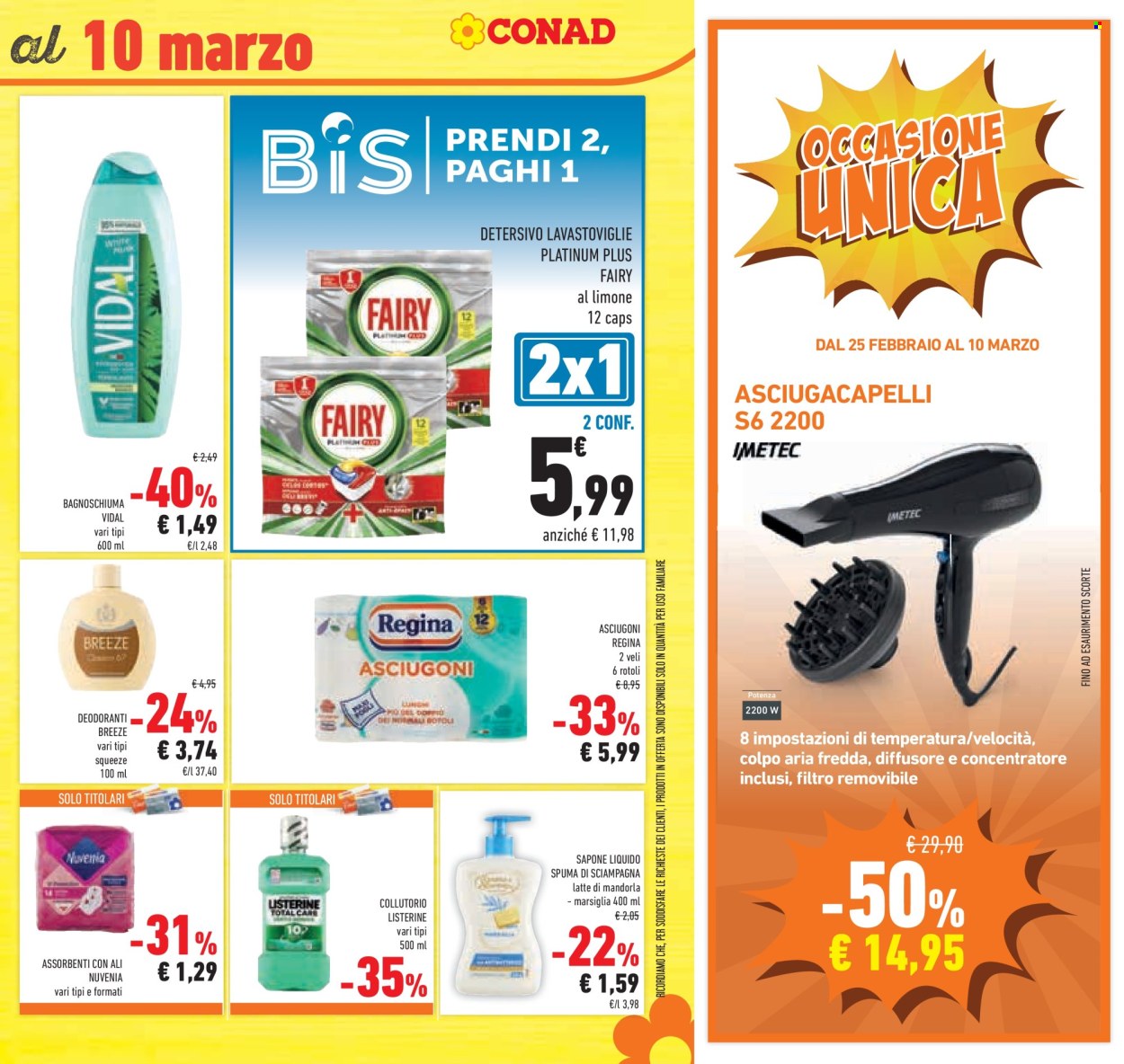 Volantino Conad - 25/2/2026 - 10/3/2026. Pagina 35