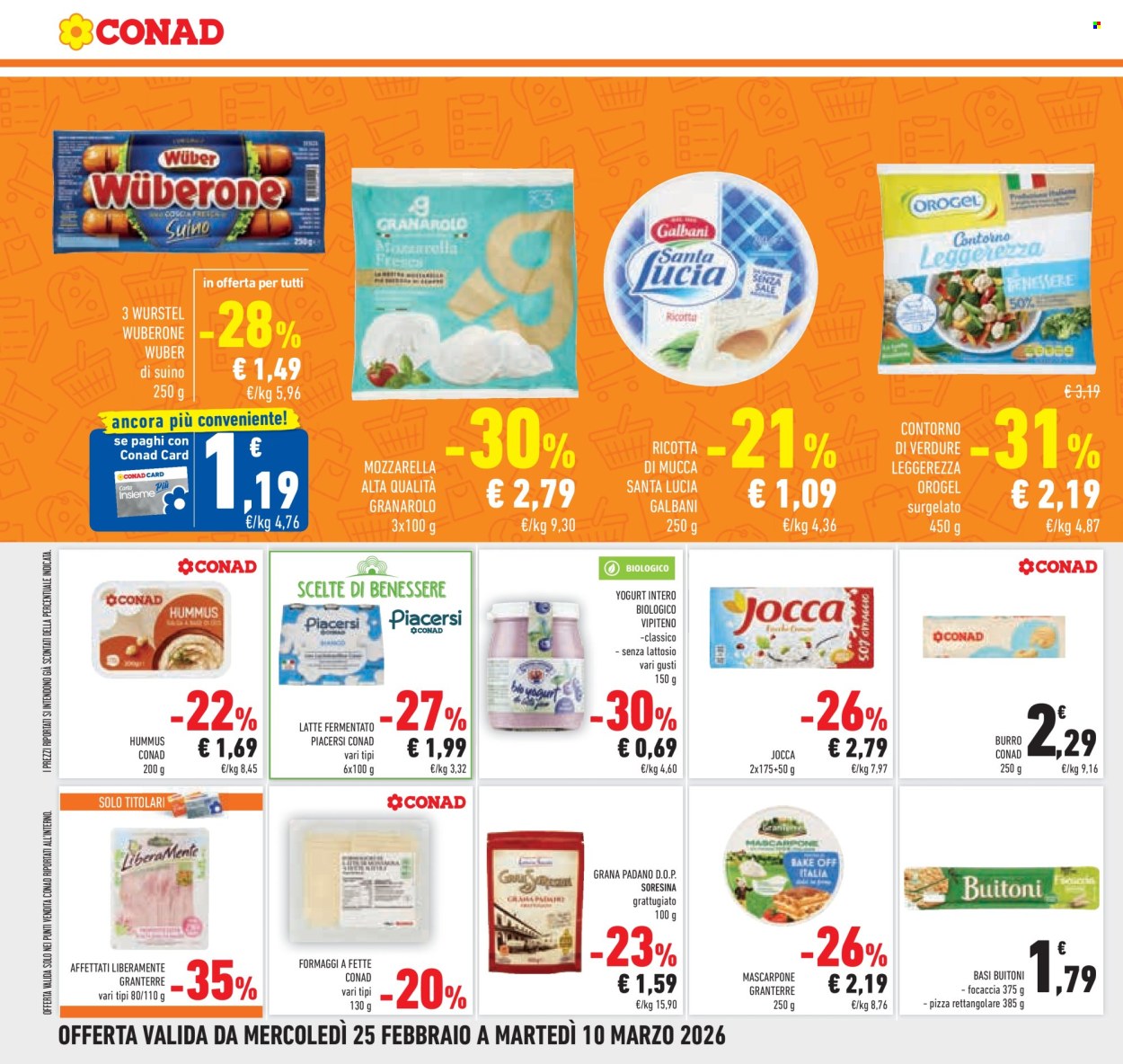 Volantino Conad - 25/2/2026 - 10/3/2026. Pagina 18