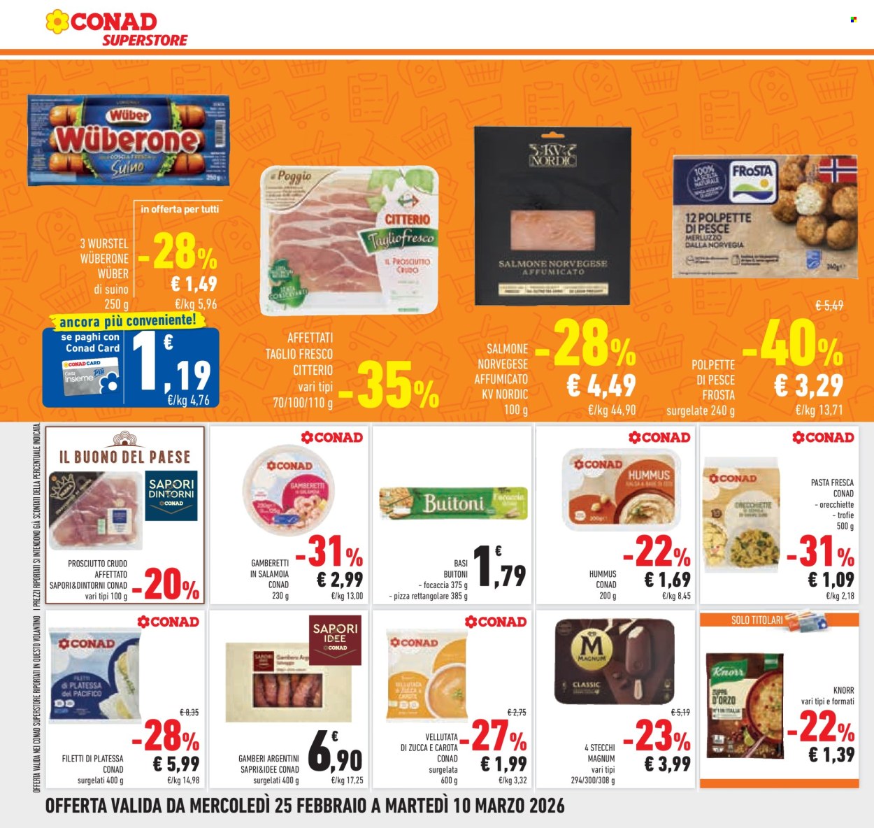 Volantino Conad Superstore - 25/2/2026 - 10/3/2026. Pagina 20