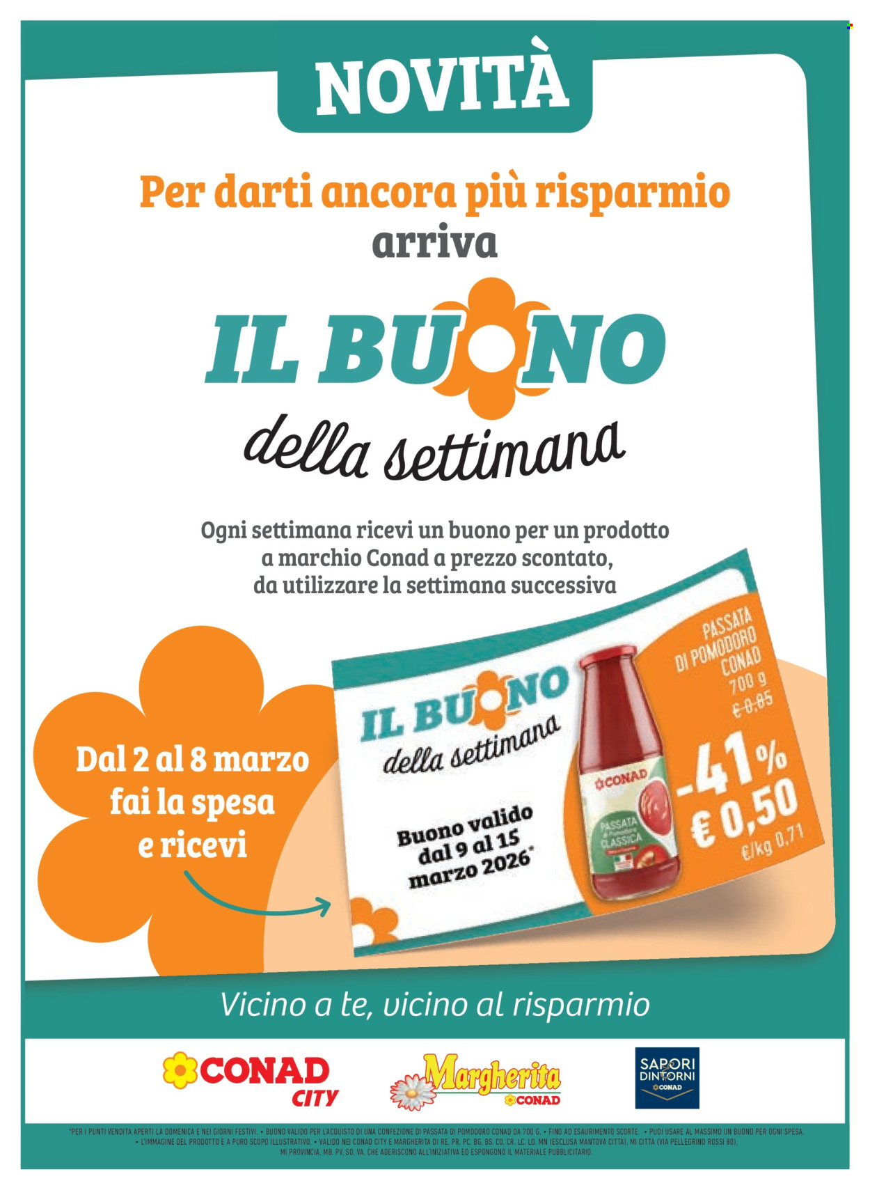 Volantino Margherita Conad - 25/2/2026 - 10/3/2026. Pagina 19