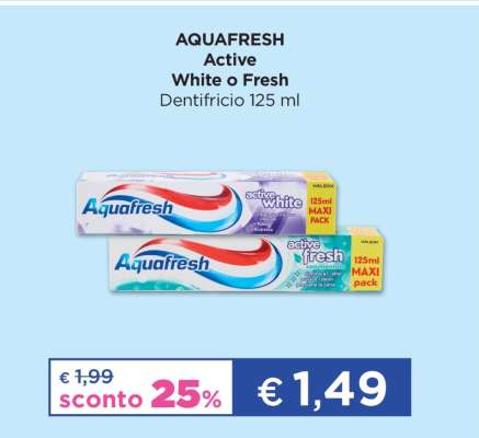 AQUAFRESH Active White o Fresh