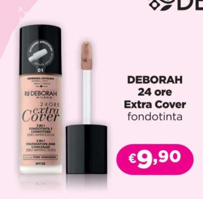 DEBORAH 24 ore Extra Cover fondotinta